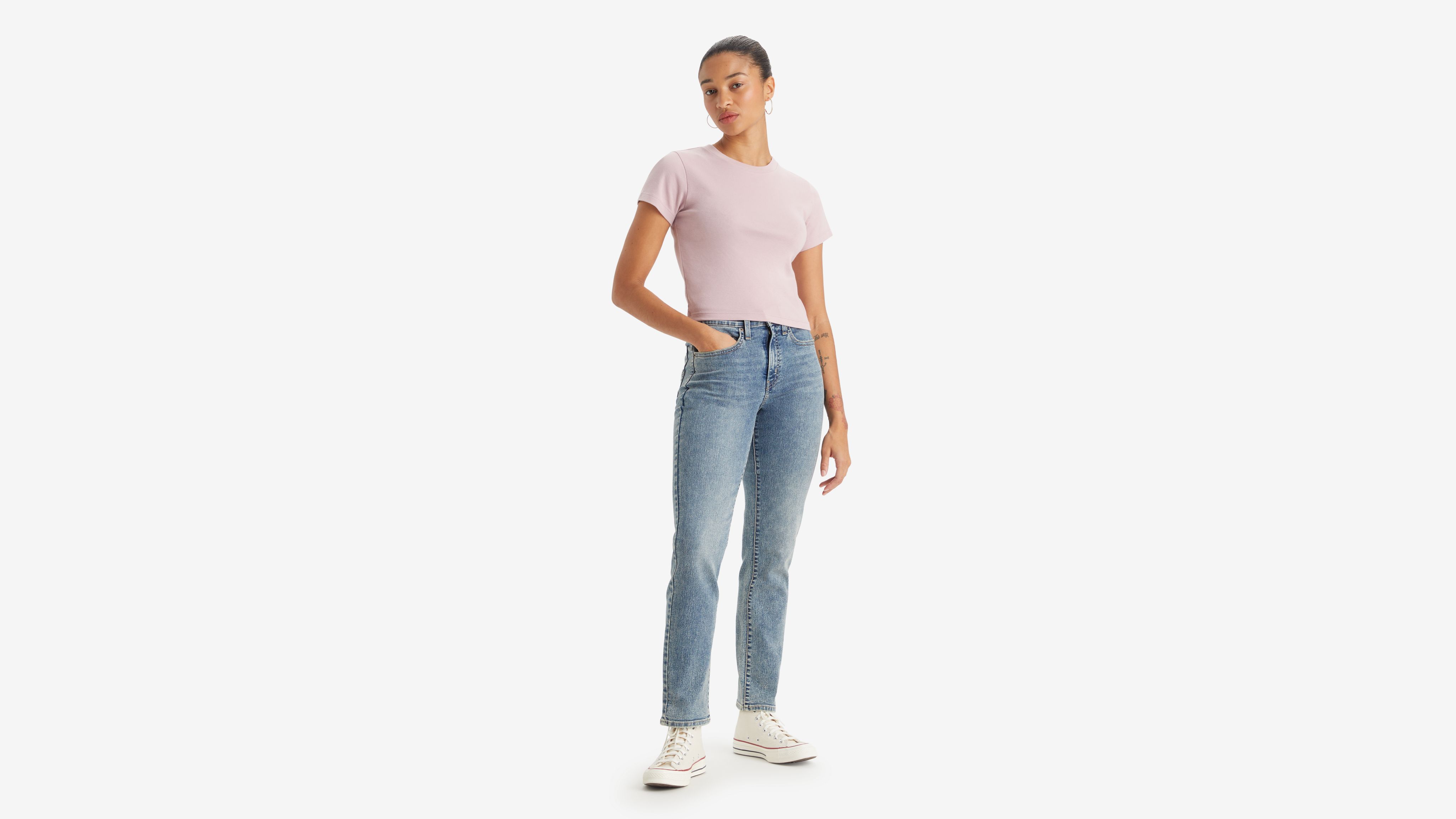 724 High Rise Slim Straight Women's Jeans 11