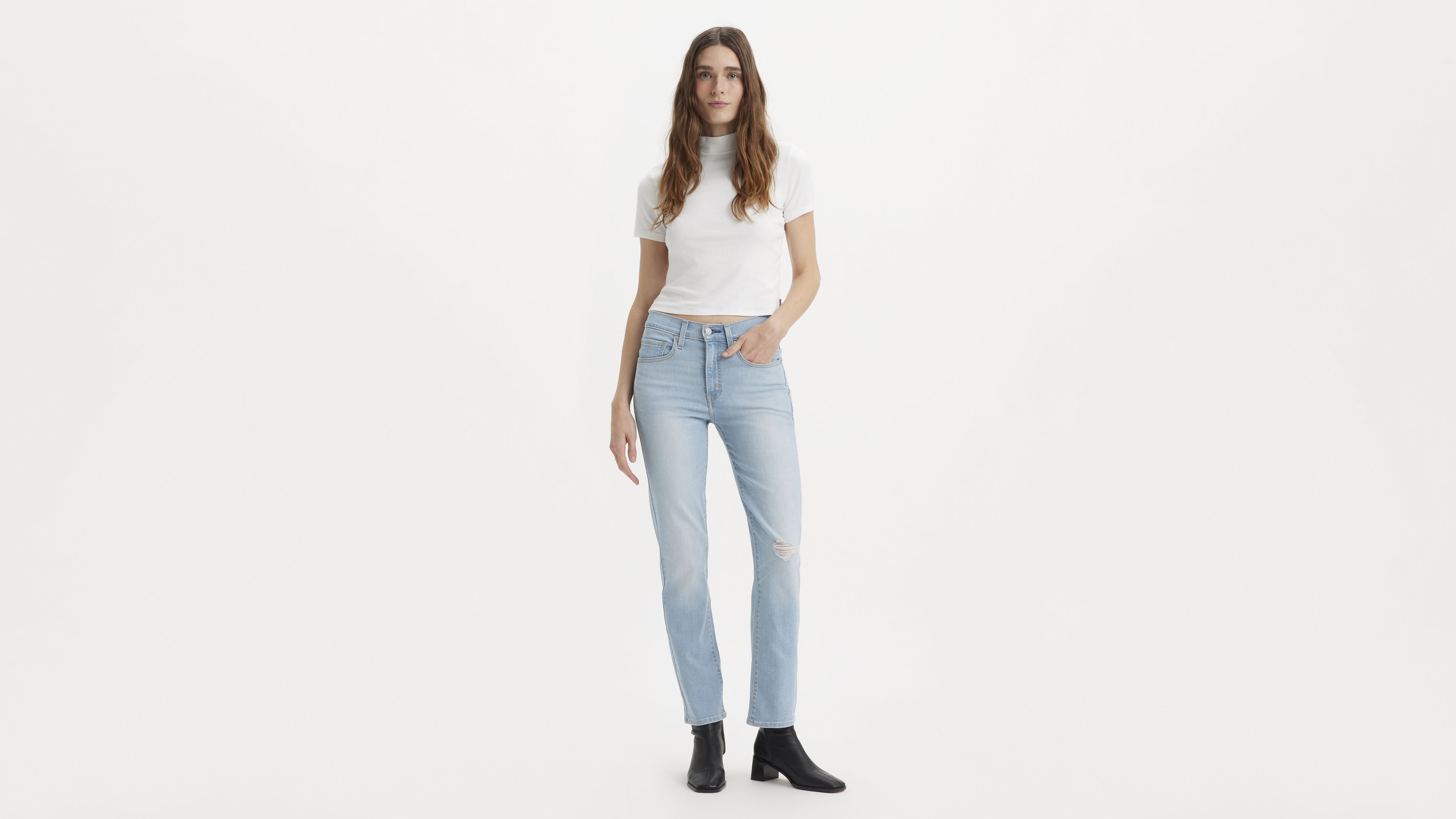 724 High Rise Slim Straight Women's Jeans 13