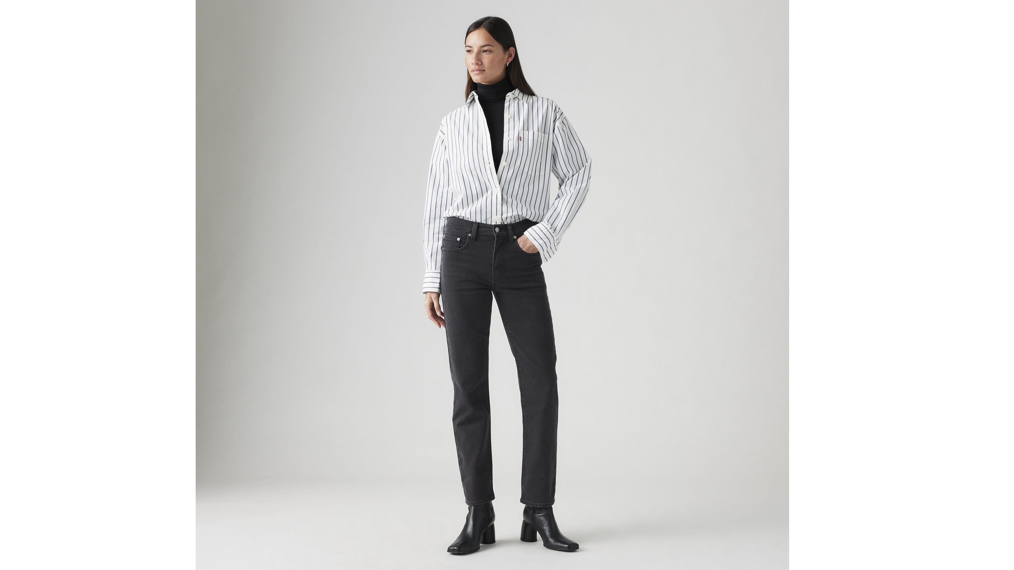 724 High Rise Straight Women's Jeans 1