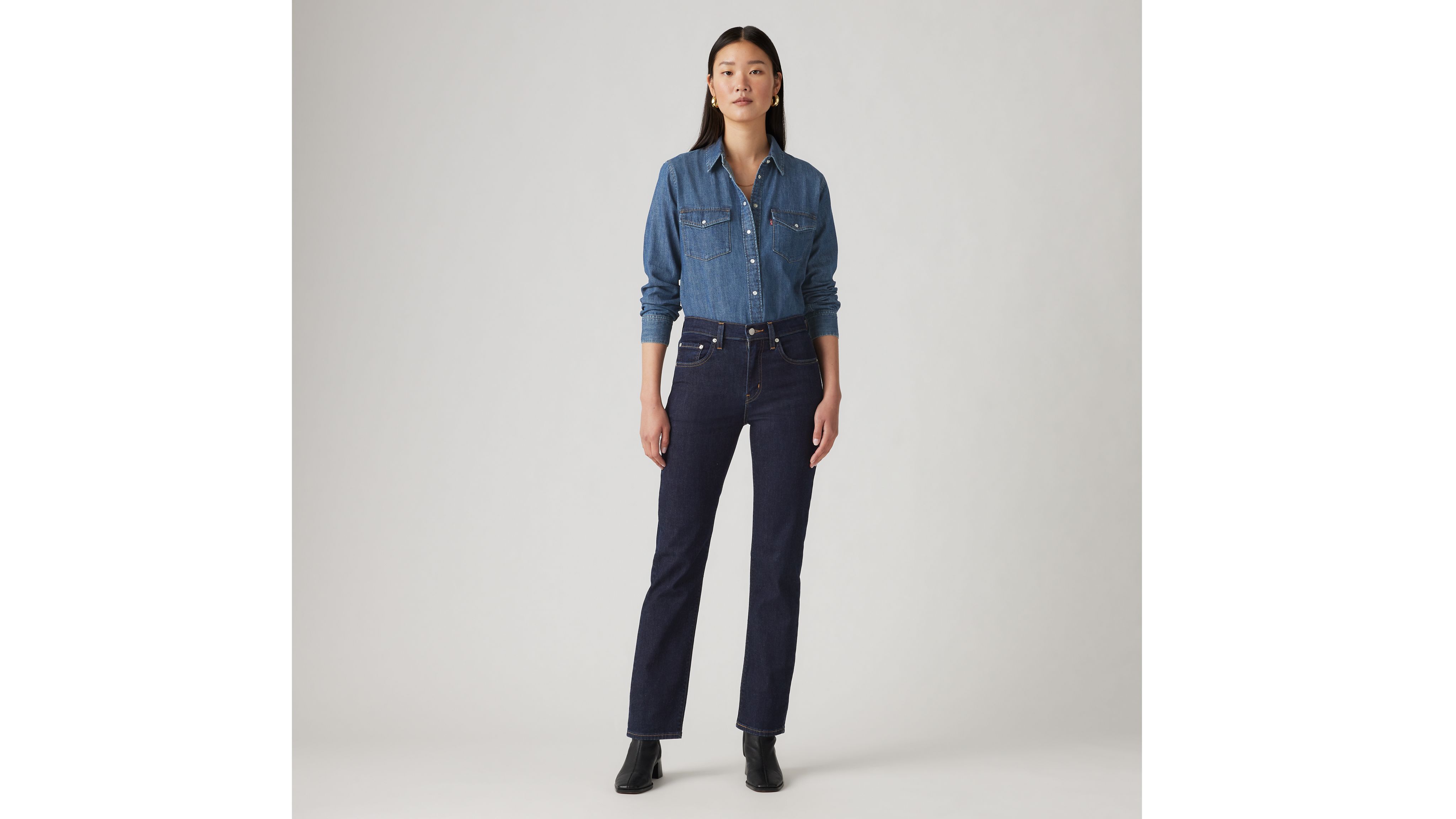 724 High Rise Straight Women's Jeans 13