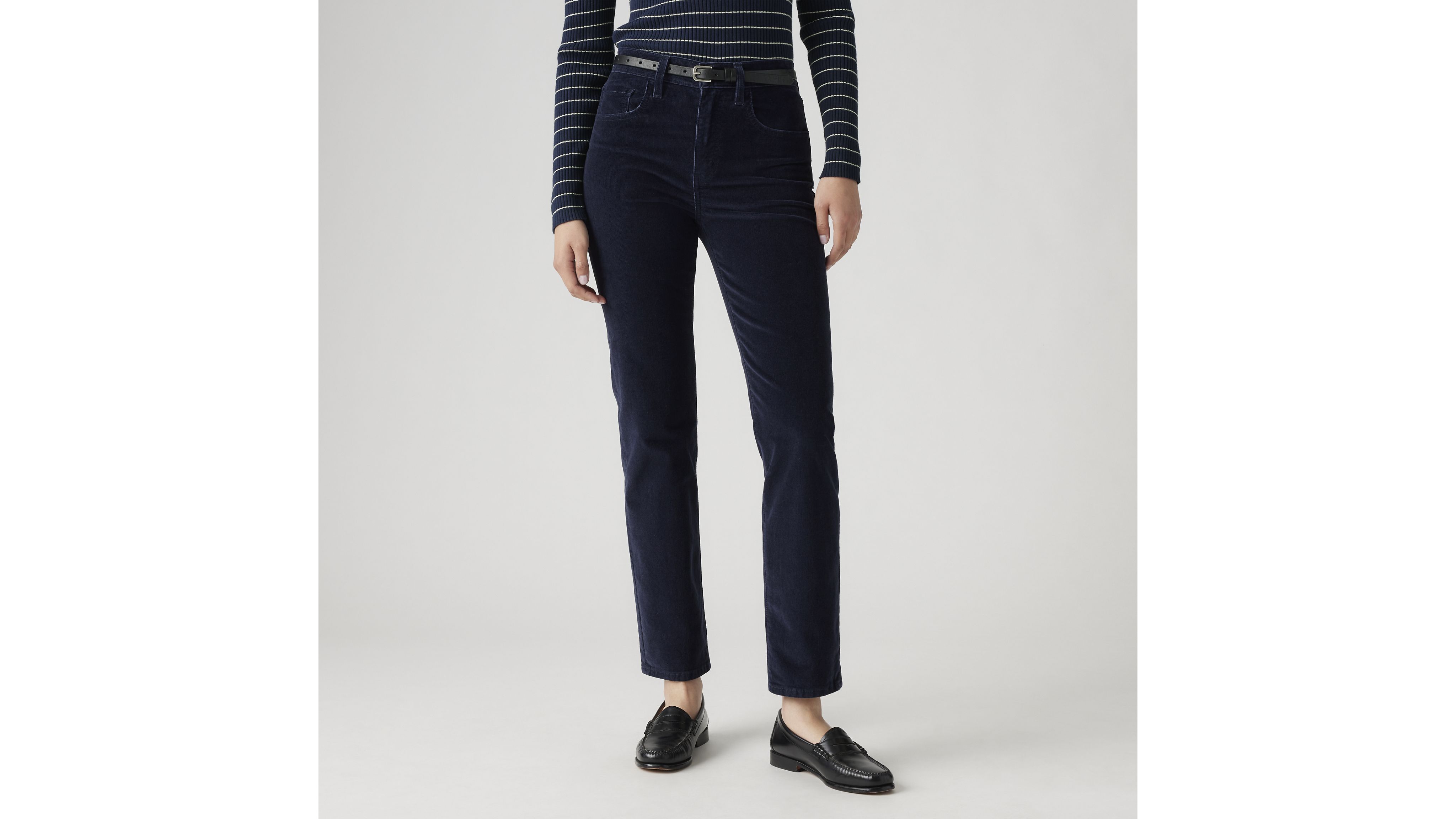 724 High Rise Straight Corduroy Women's Jeans 2