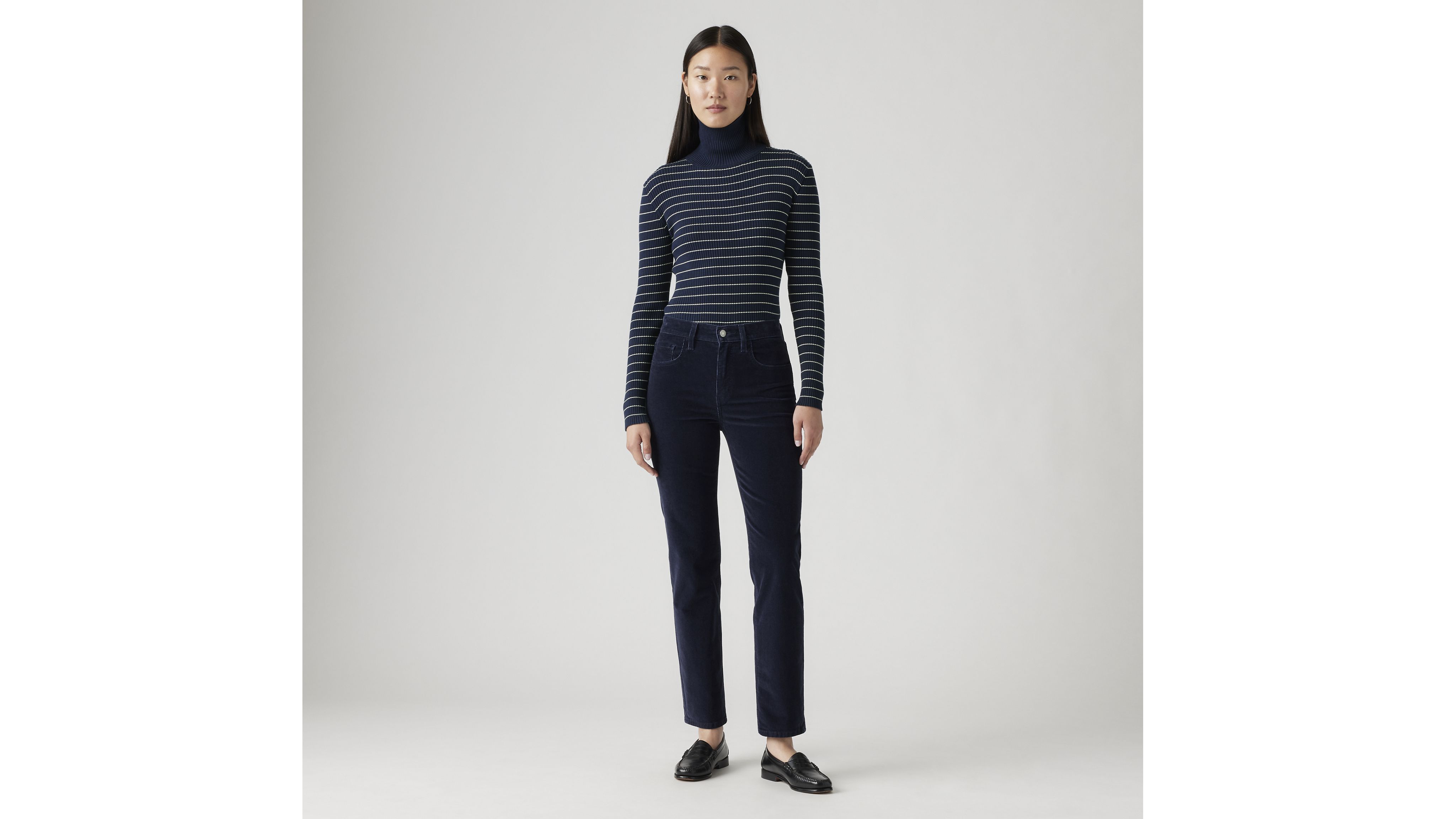724 High Rise Straight Corduroy Women's Jeans 13