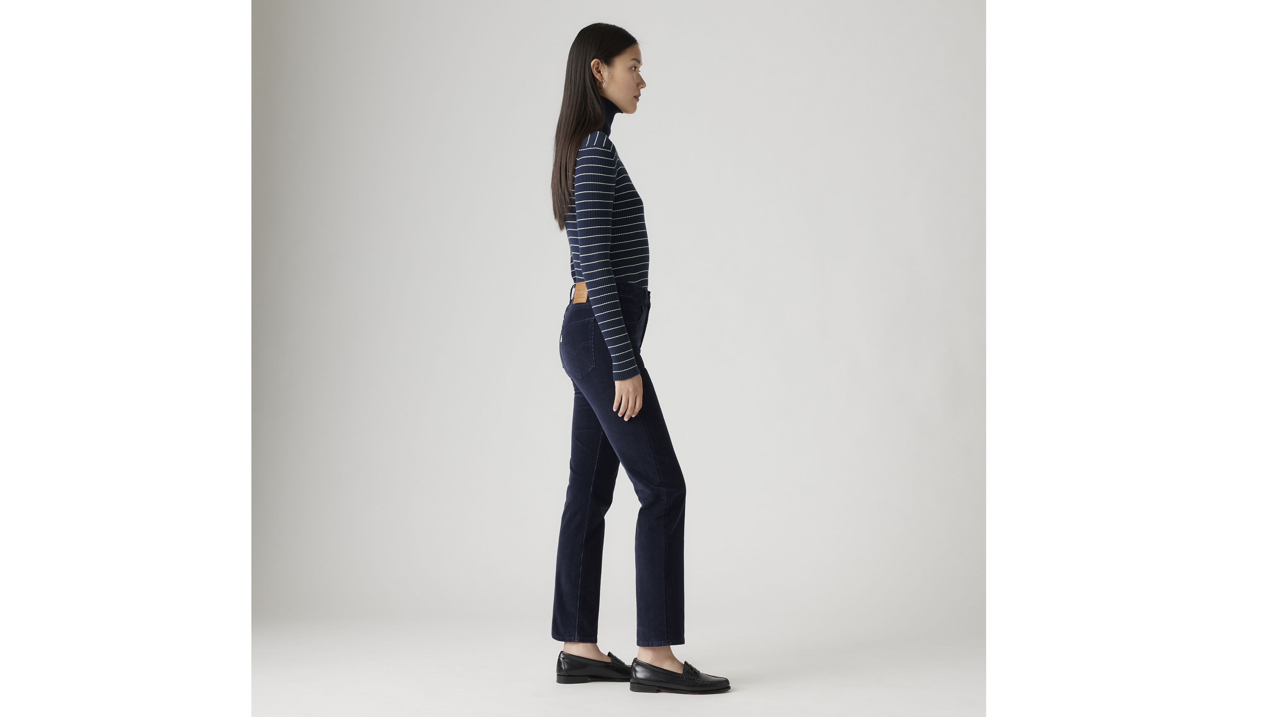 724 High Rise Straight Corduroy Women's Jeans 4