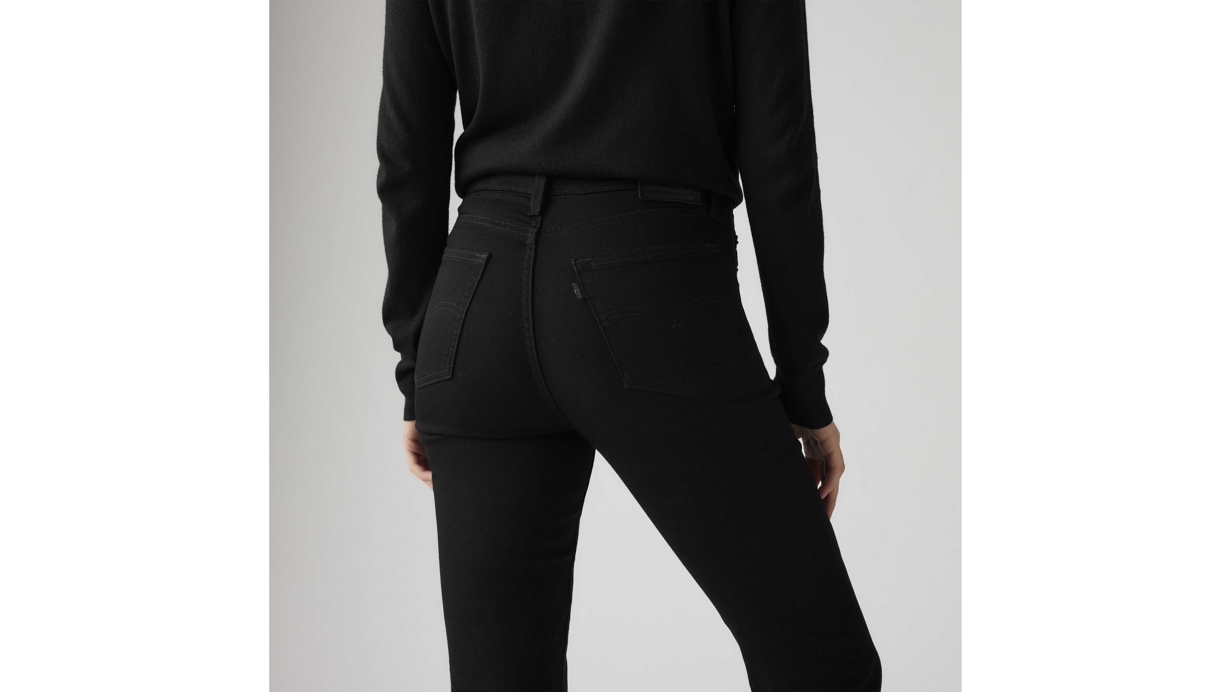 724 Jean droit taille haute pour femme 4