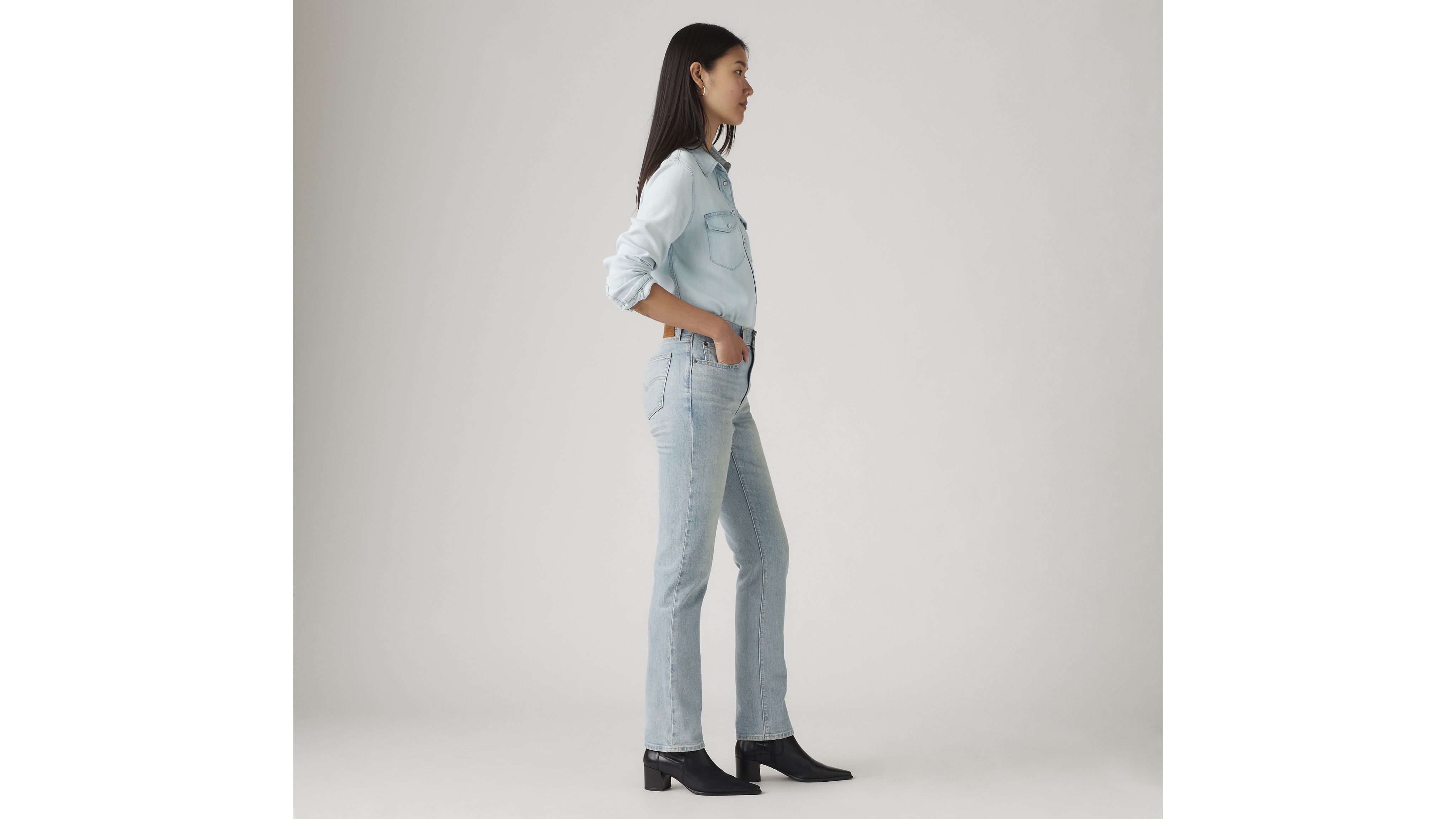 724 High Rise Straight Women's Jeans 4