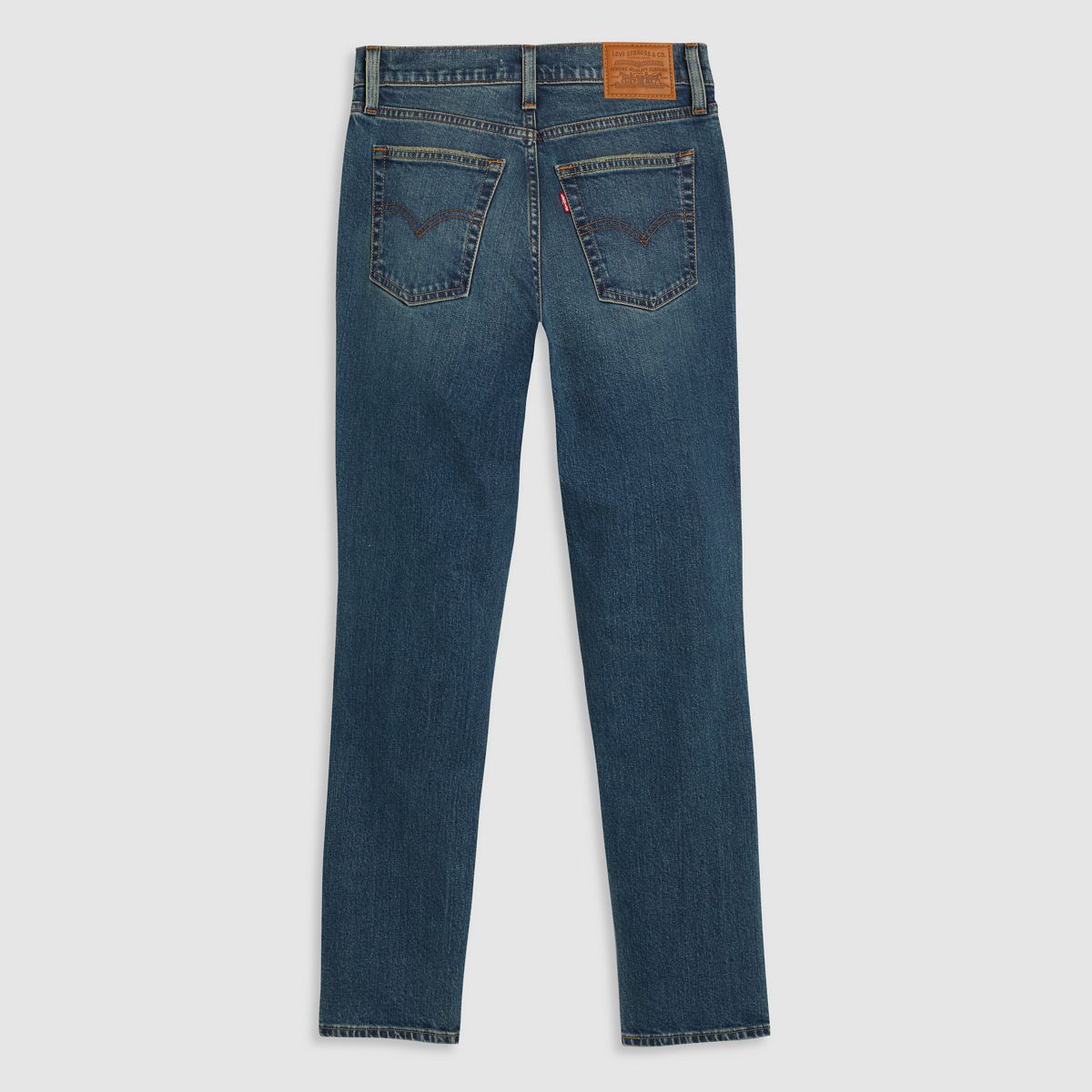 724™ High Rise Straight Jeans — Ankle Time - Dark Wash