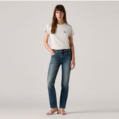 724™ High Rise Straight Jeans — Ankle Time - Dark Wash 5