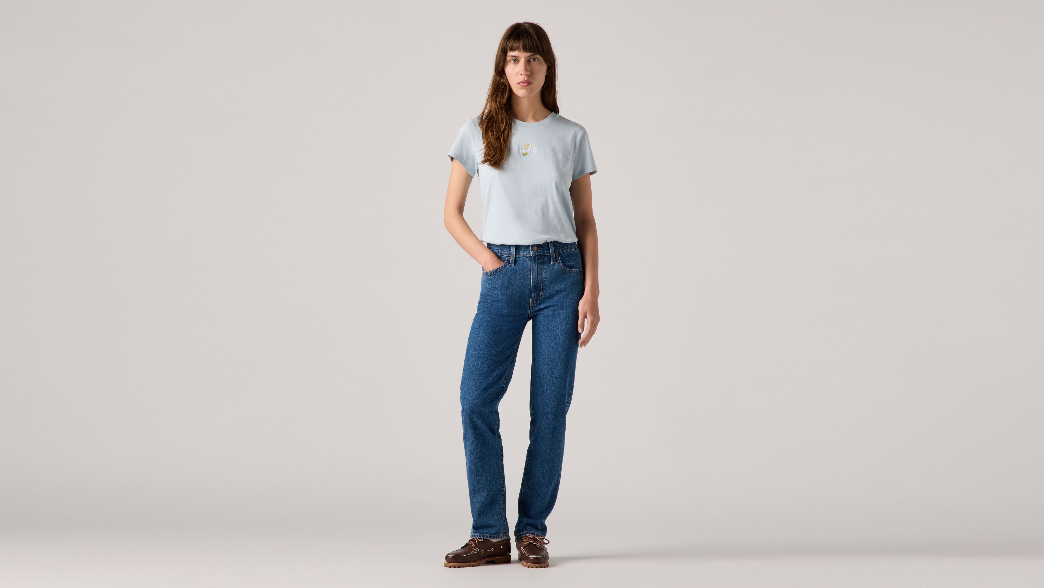 724 High Rise Straight Women's Jeans 8