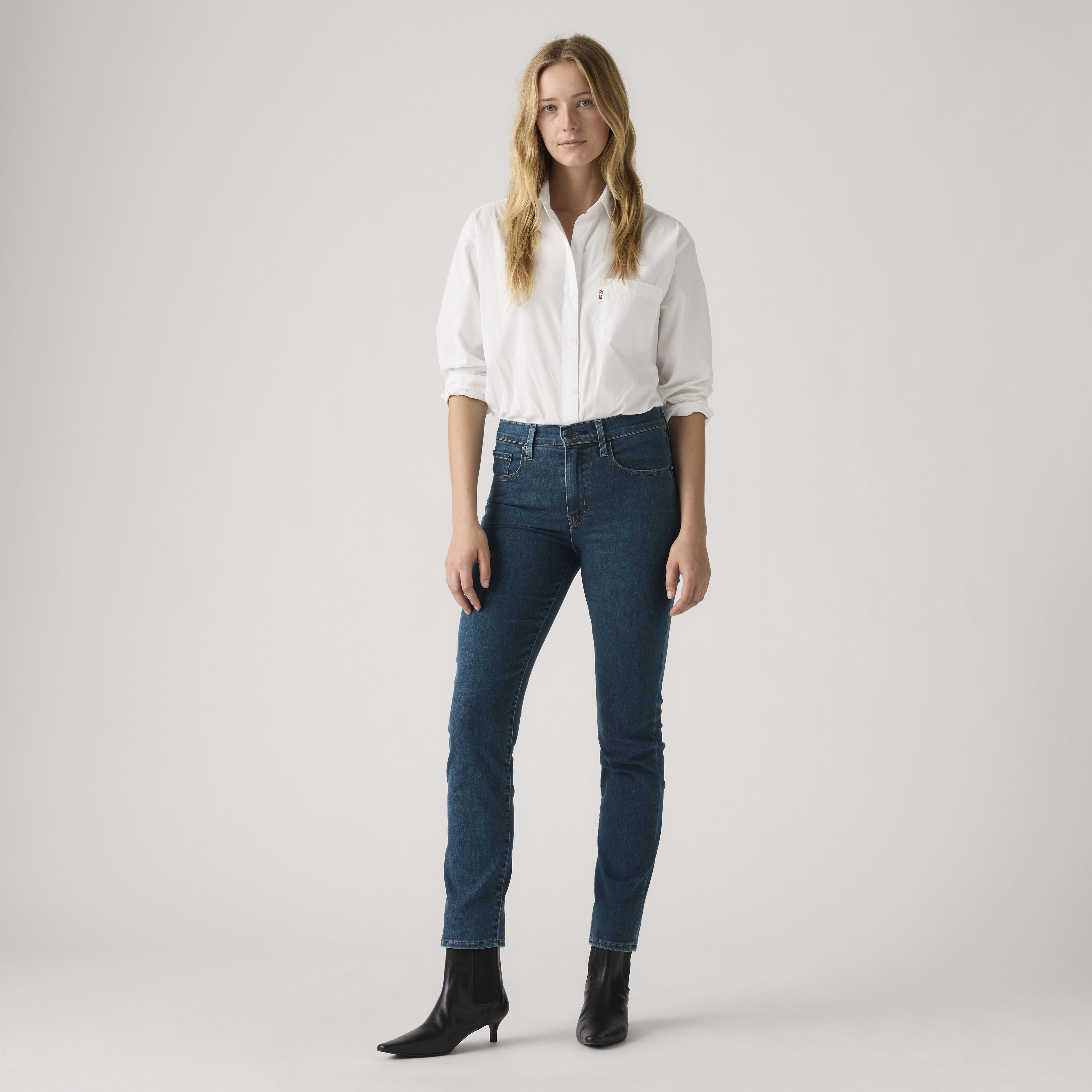 724™ High Rise Straight Jeans 5