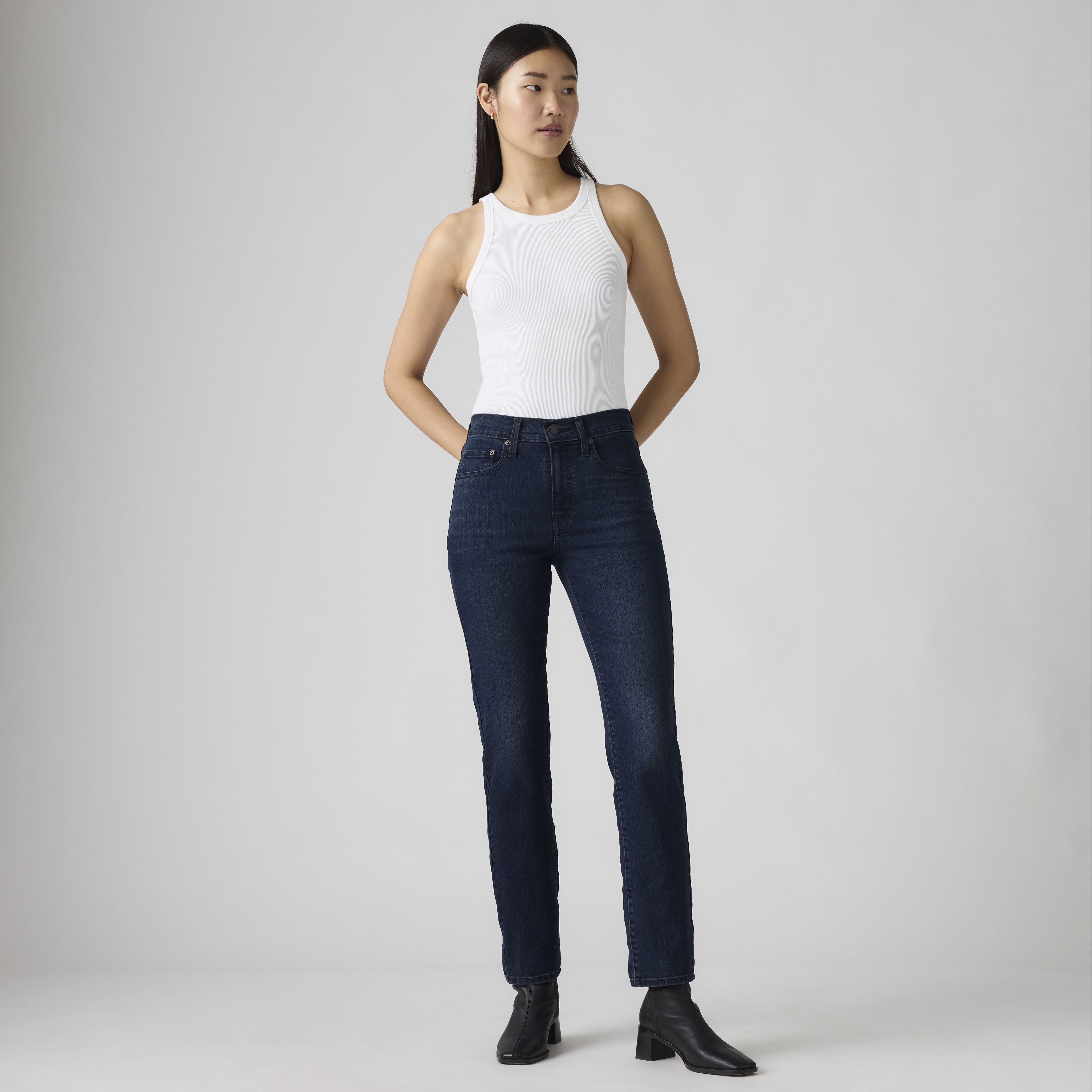 724™ High Rise Straight Jeans 6