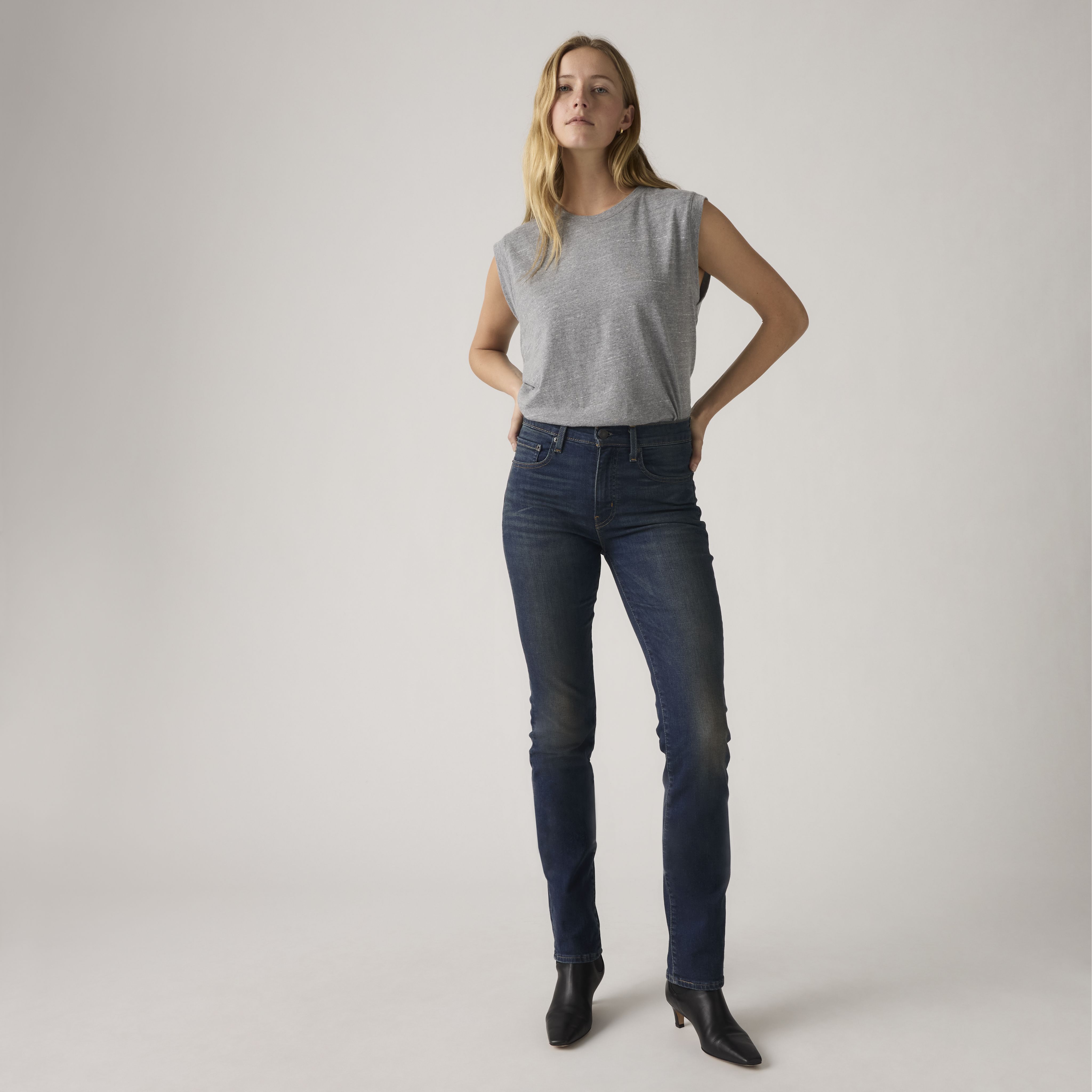 724™ High Rise Straight Jeans 1