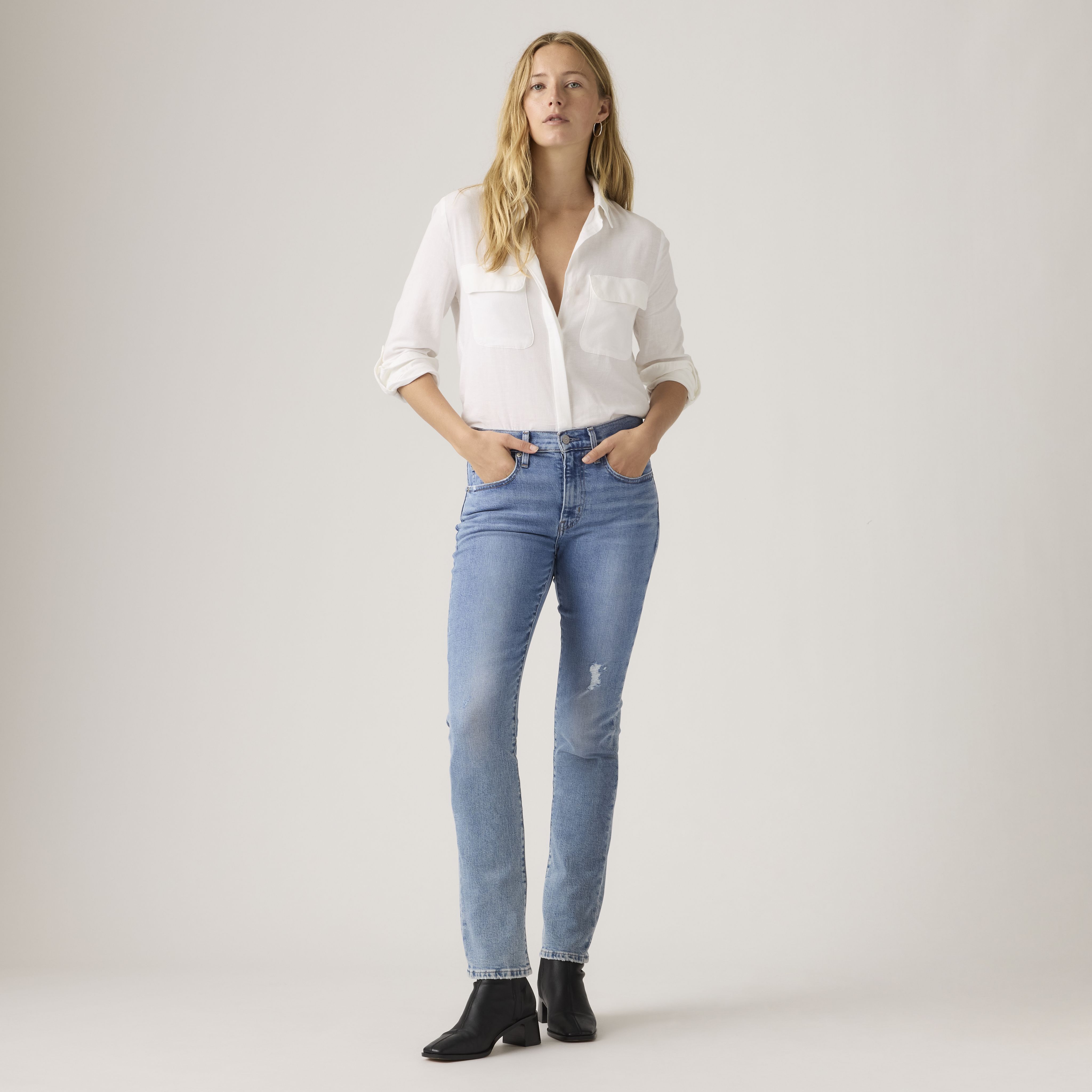 724 High Rise Straight Women's Jeans 5