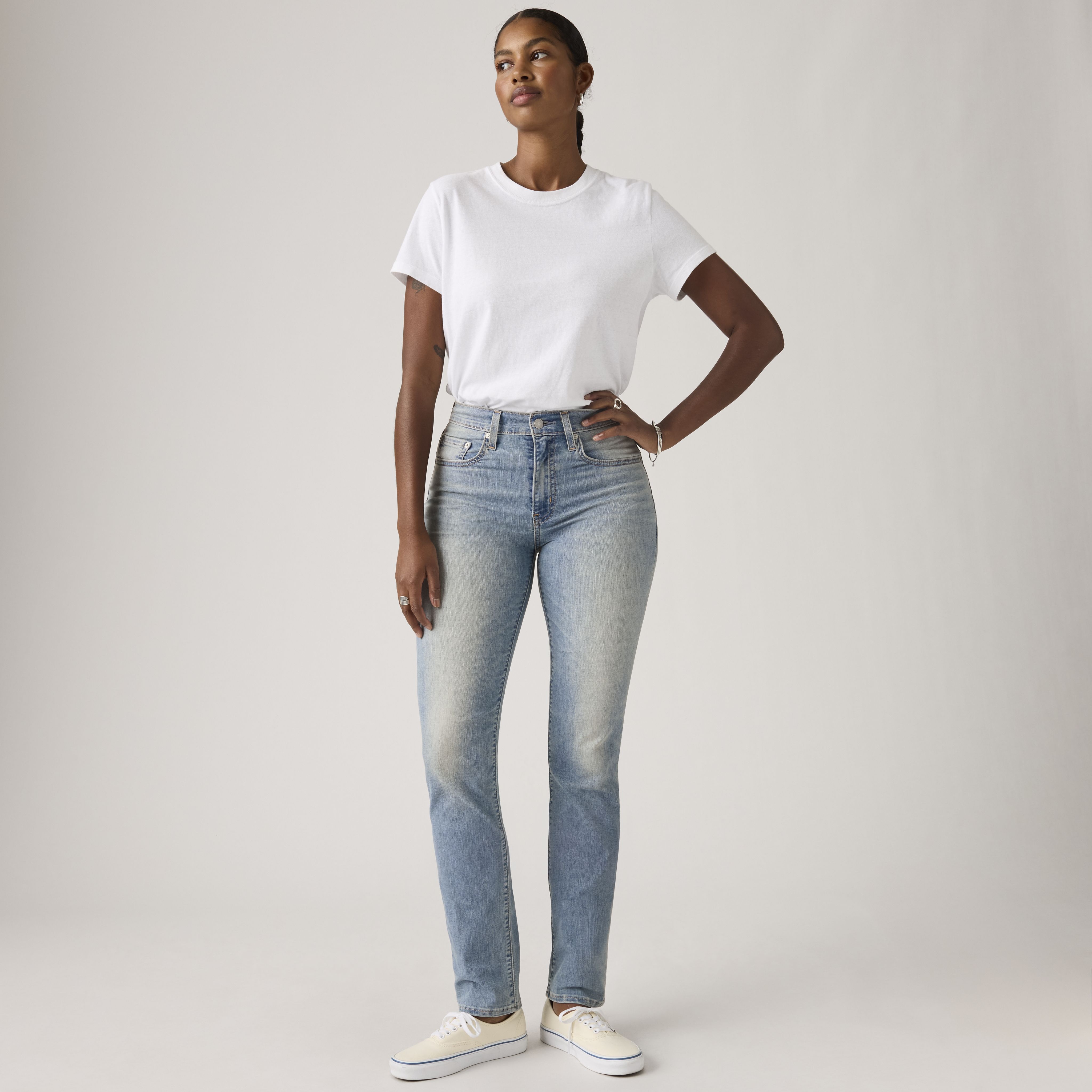 724™ High Rise Straight Jeans 1