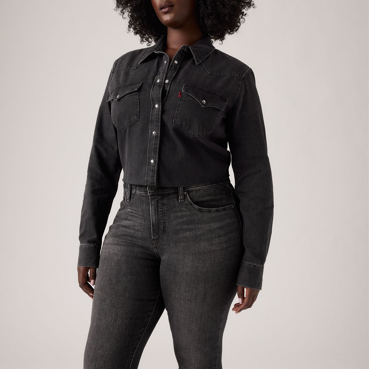 311 Shaping Skinny Women's Jeans — Black Worn In - Black