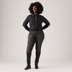 311 Shaping Skinny Women's Jeans — Black Worn In - Black 7