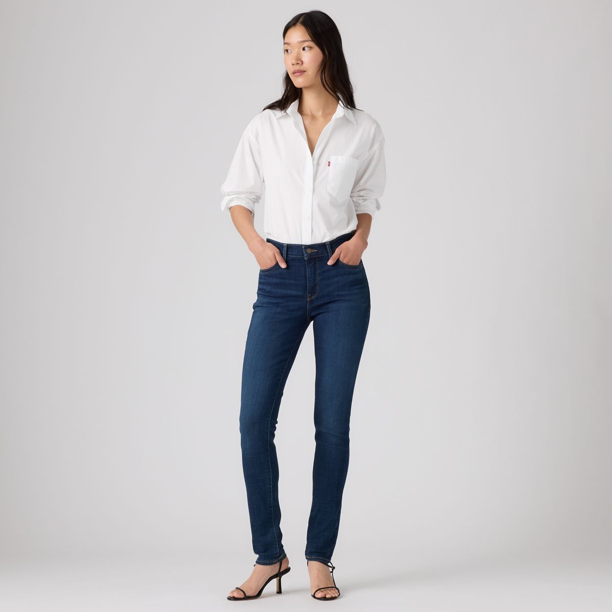 311 Shaping Skinny Women's Jeans — Cobalt Haze - Dark Wash
