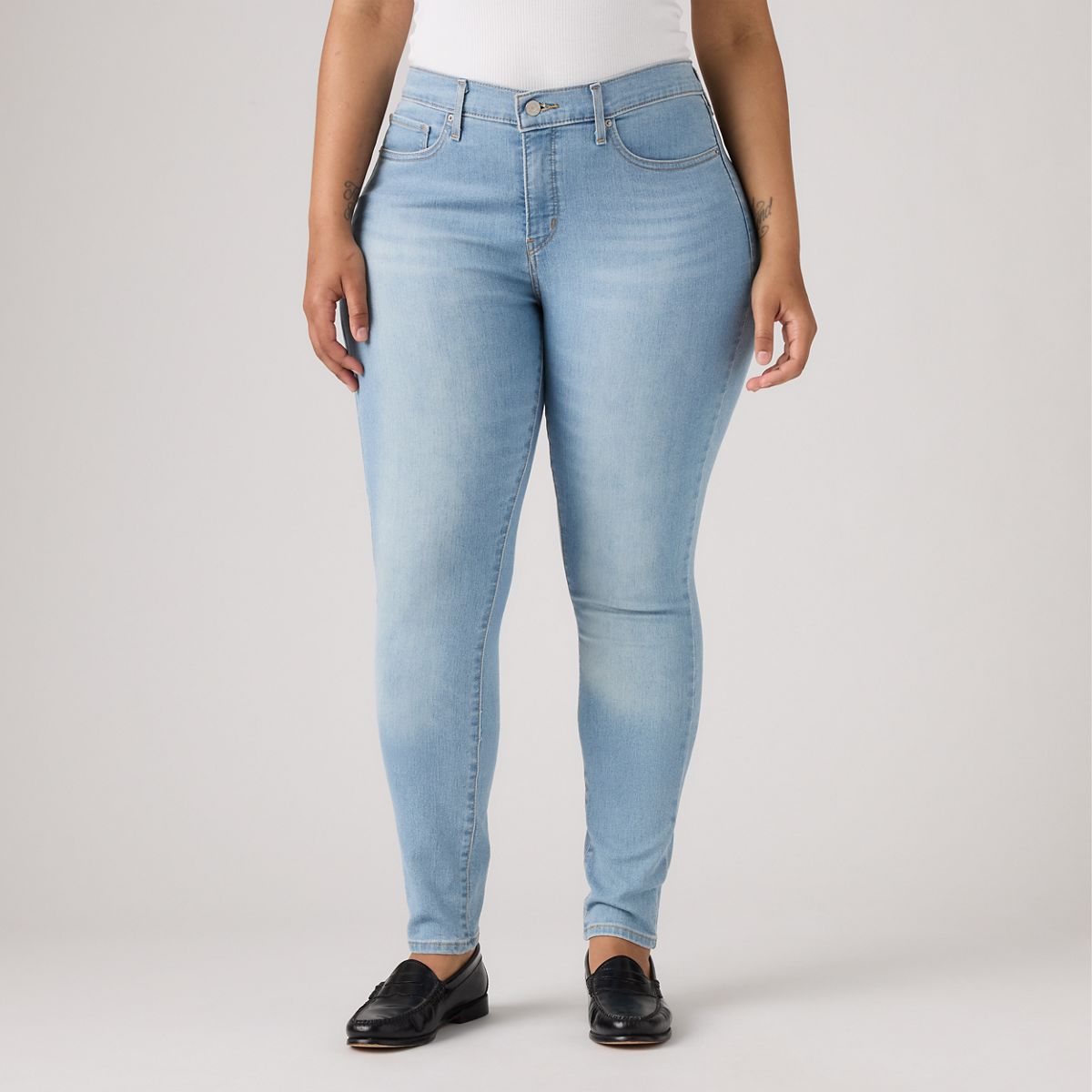 311 Shaping Skinny Women's Jeans — Up And Away - Light Wash