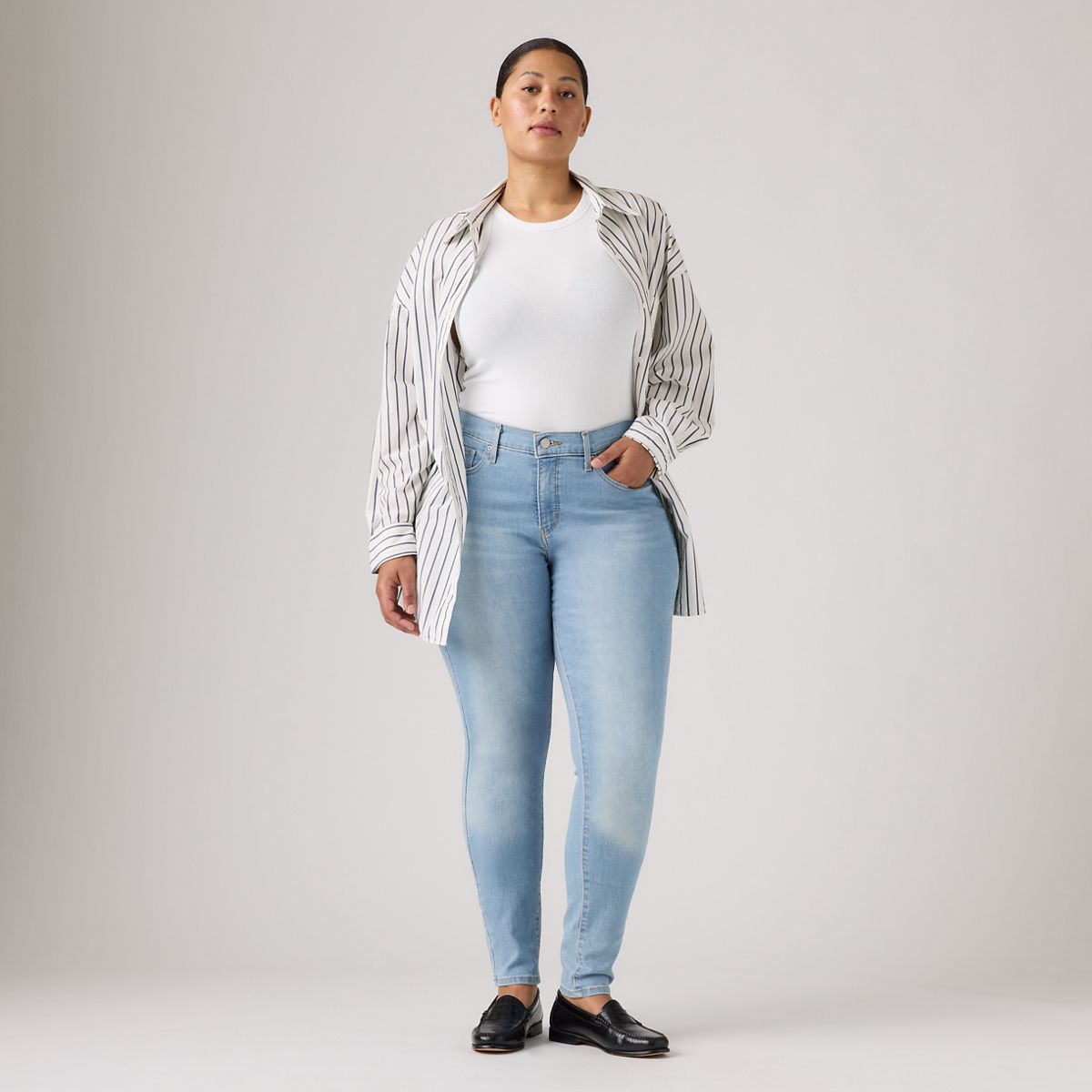311 Shaping Skinny Women's Jeans — Up And Away - Light Wash
