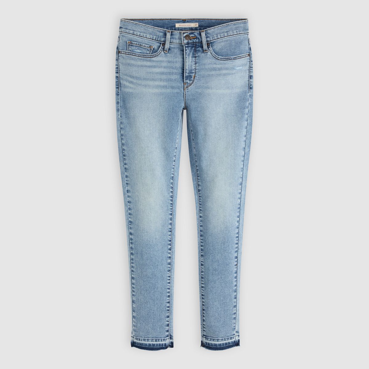 311 Shaping Skinny Women's Jeans — Rough Edges - Light Wash