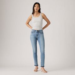 311 Shaping Skinny Women's Jeans — Rough Edges - Light Wash 5