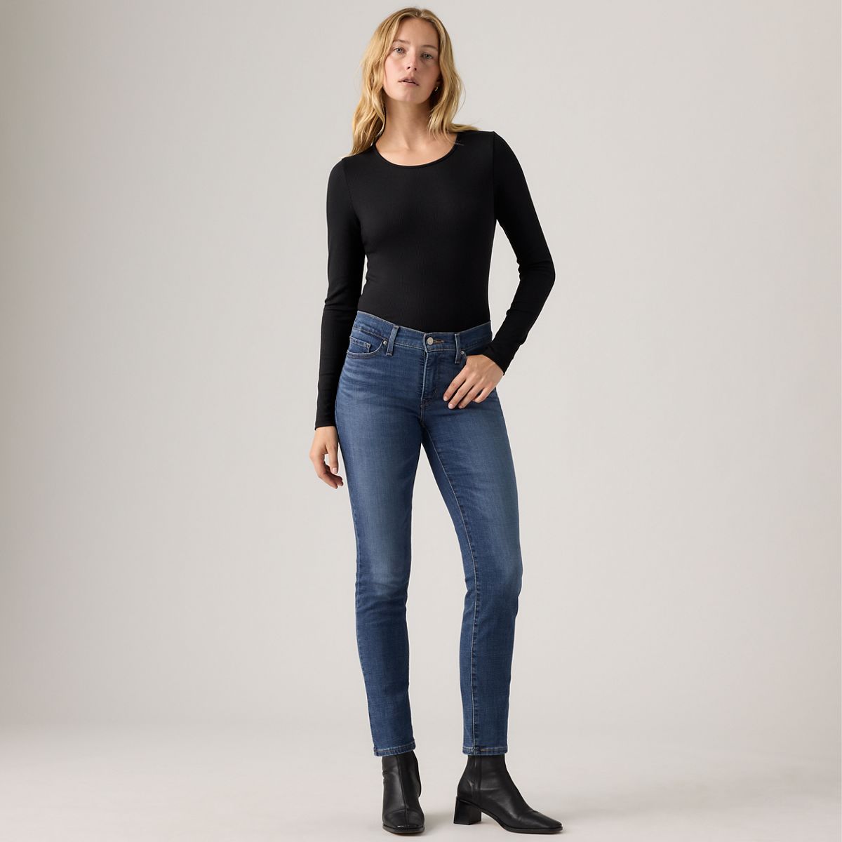 312 Shaping Slim Jeans — Lapis Amidst - Medium Wash