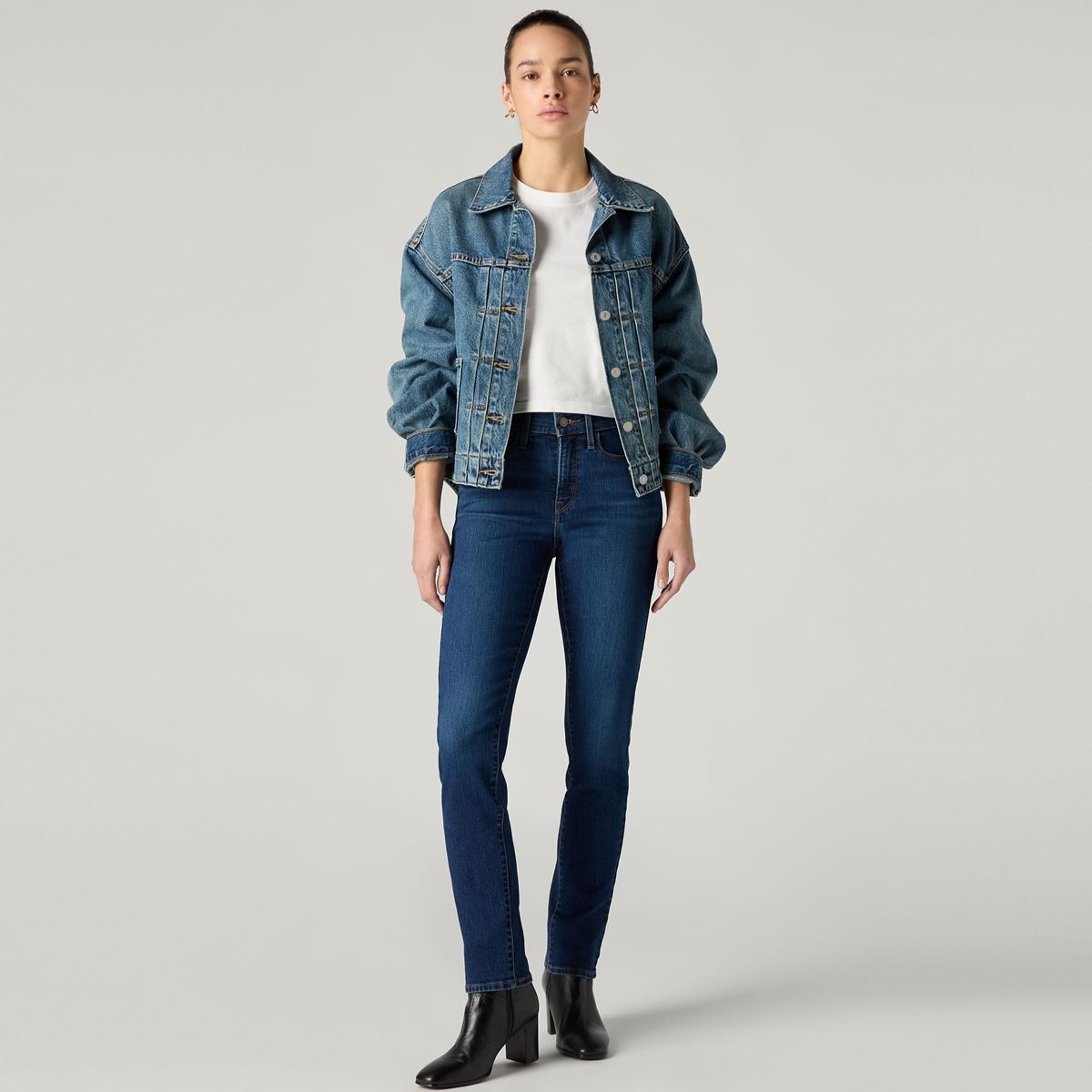 312 Shaping Slim Jeans — Double Doozy - Dark Wash