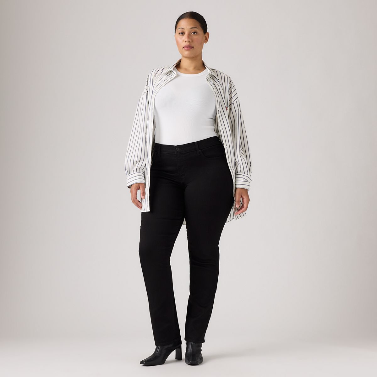 314 Shaping Straight Women's Jeans — Soft Black