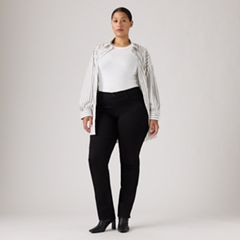 314 Shaping Straight Women's Jeans — Soft Black 8