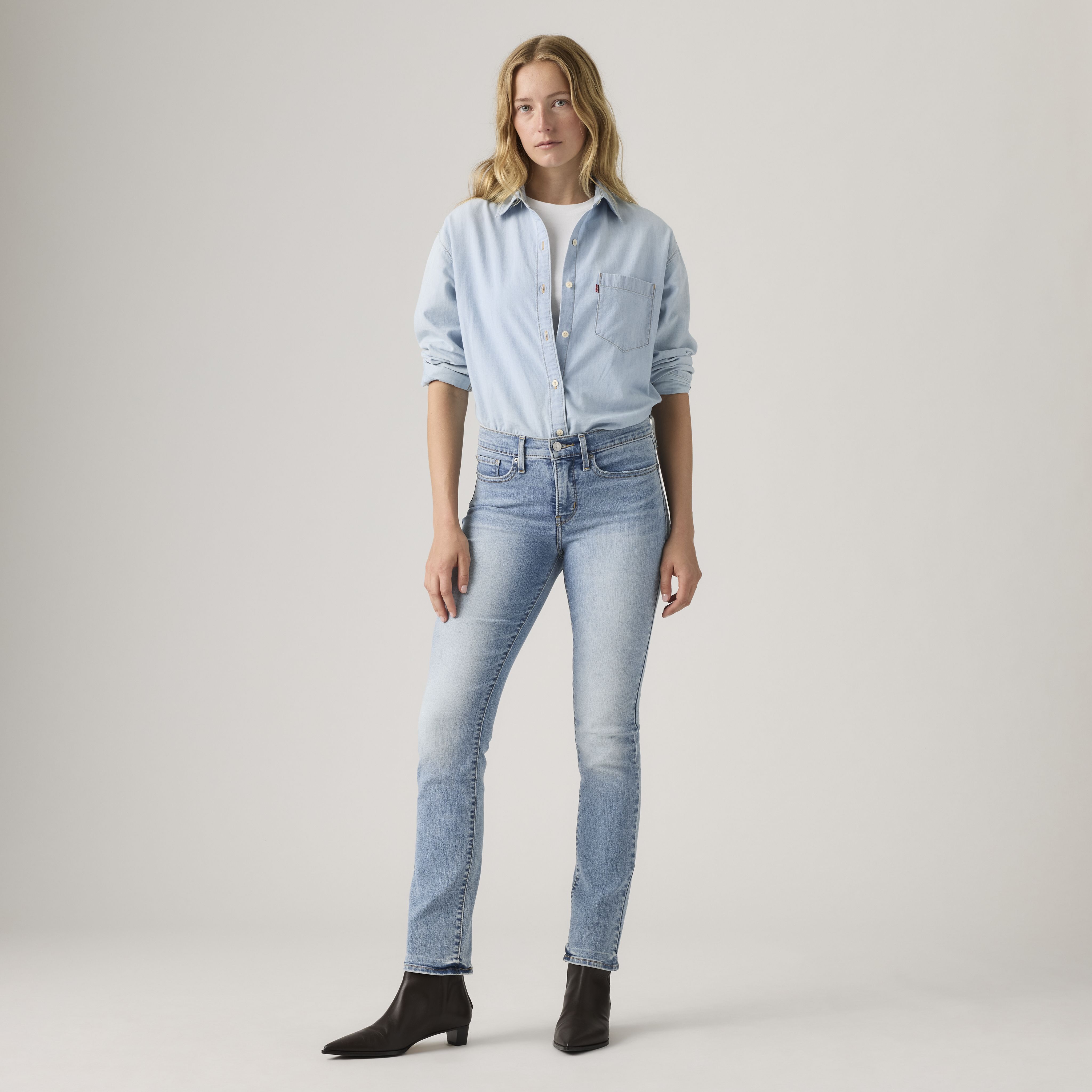 Jean 314 droit moulant pour femme 2