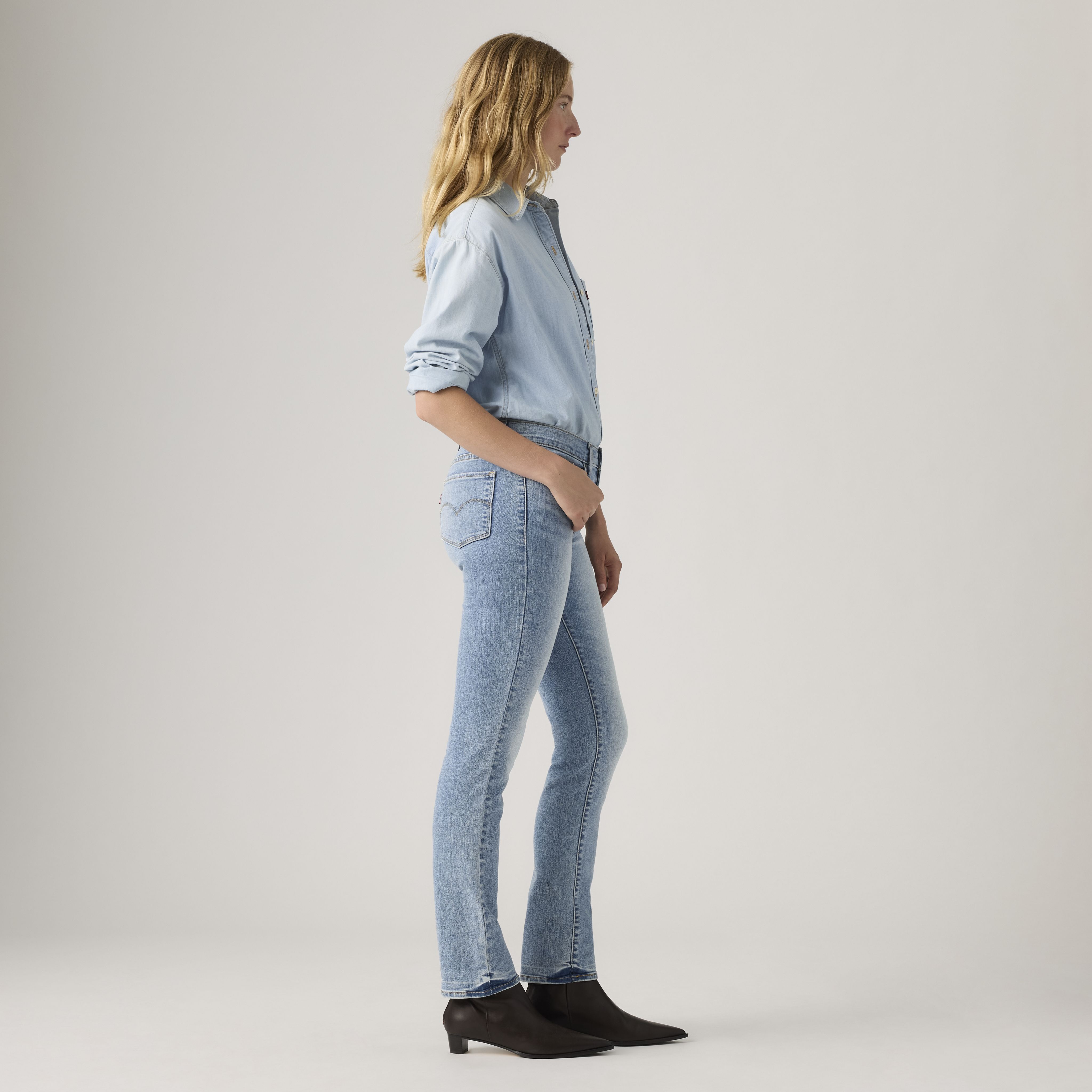 Jean 314 droit moulant pour femme 3