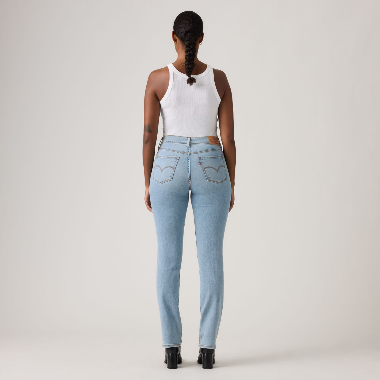 Jean 314 droit moulant pour femme 3