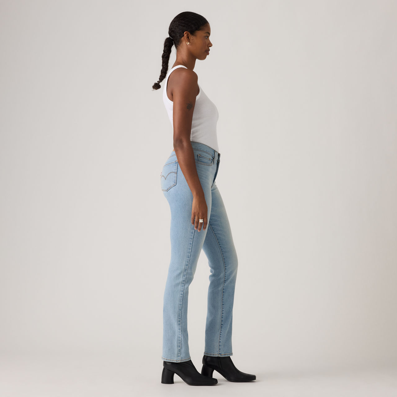 Jean 314 droit moulant pour femme 4