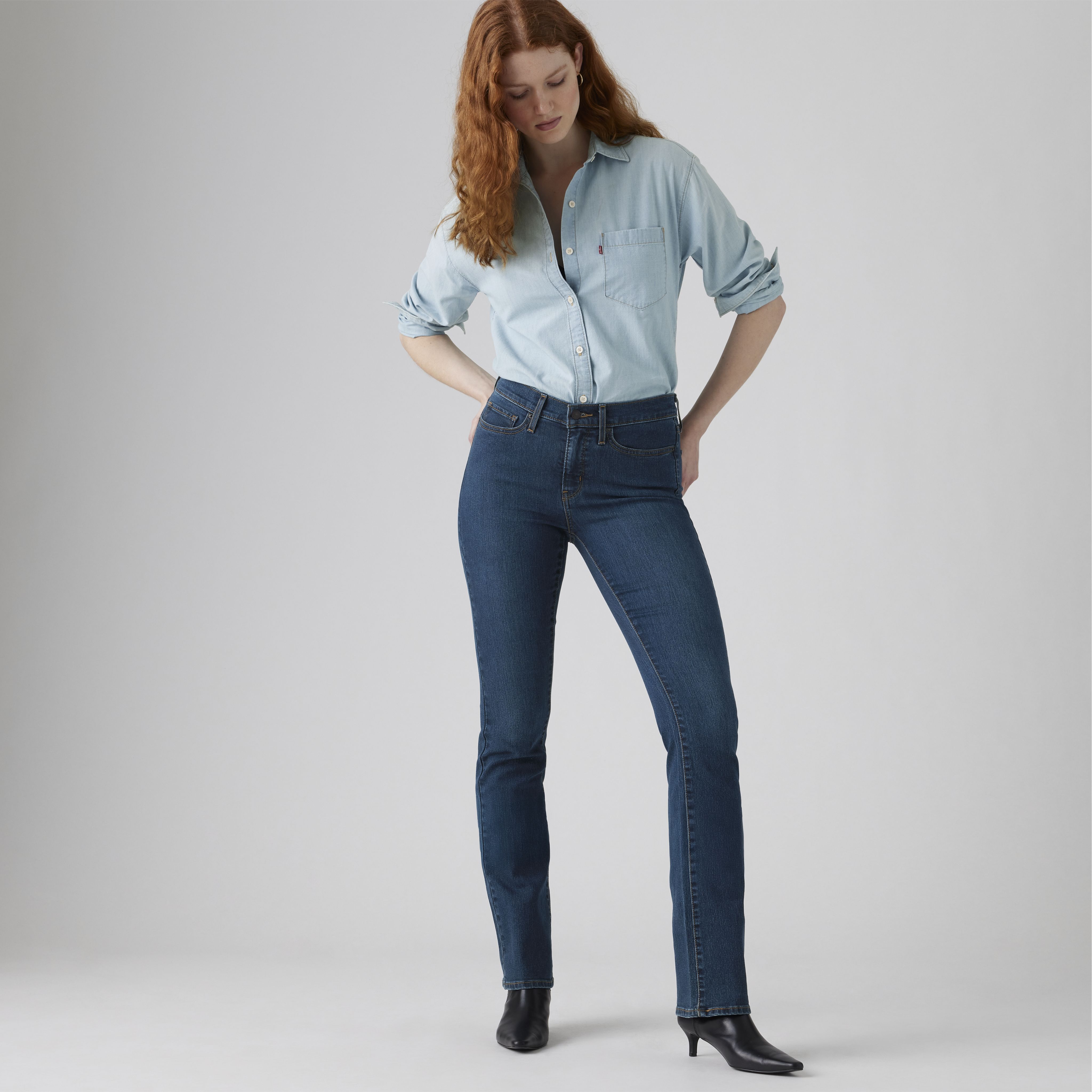 Jean 315 bottillon moulant pour femme 1