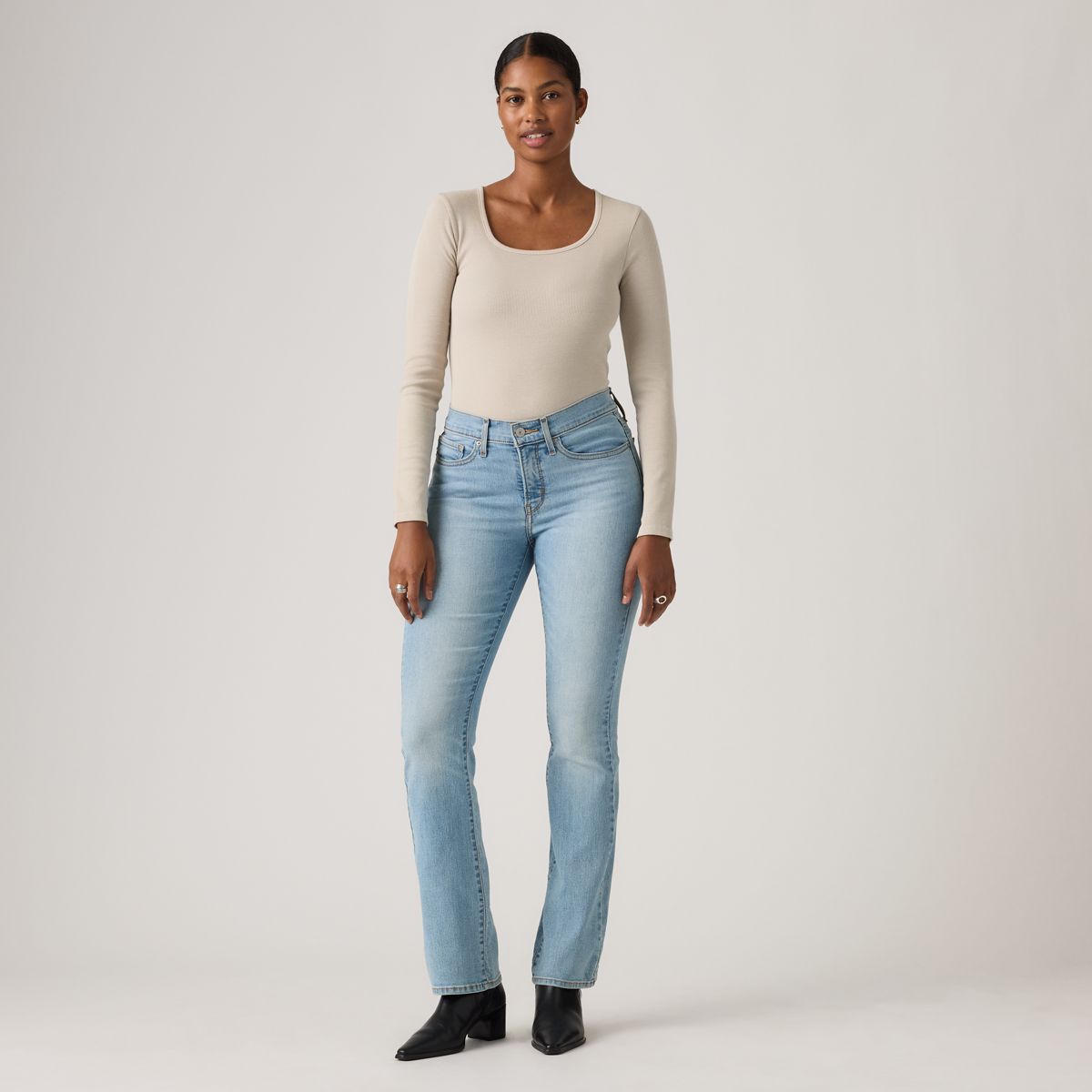 315 Shaping Bootcut Women's Jeans — Up And Away - Light Wash