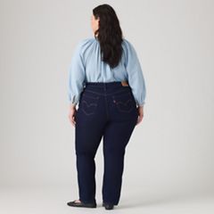 314 Shaping Straight Fit Women's Jeans (Plus Size) — Darkest Sky - Dark Wash 3