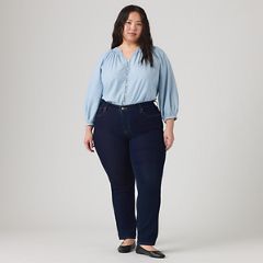 314 Shaping Straight Fit Women's Jeans (Plus Size) — Darkest Sky - Dark Wash 5