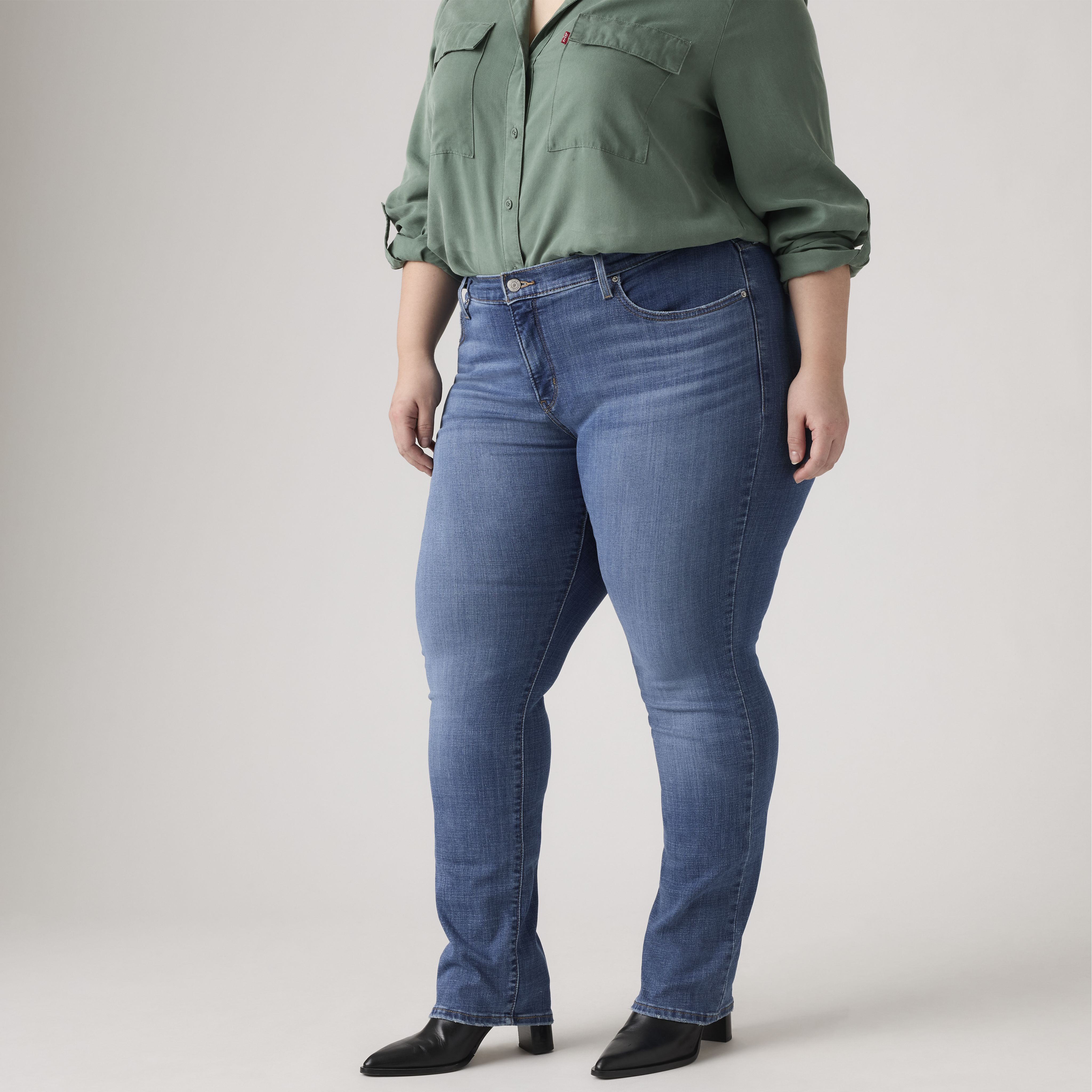 314 Shaping Straight Fit Women's Jeans (Plus Size) 5