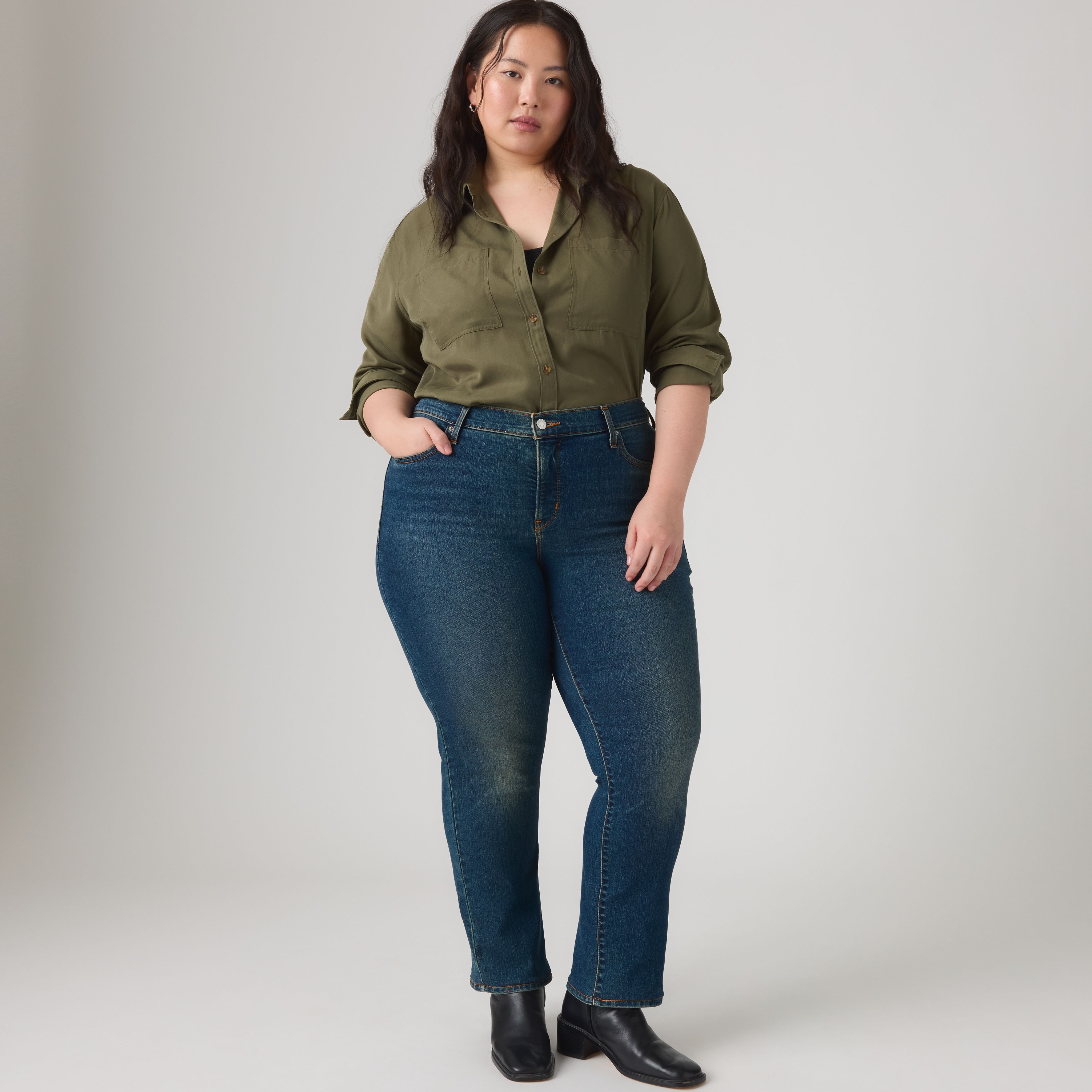 314 Shaping Straight Women's Jeans (Plus Size) 1