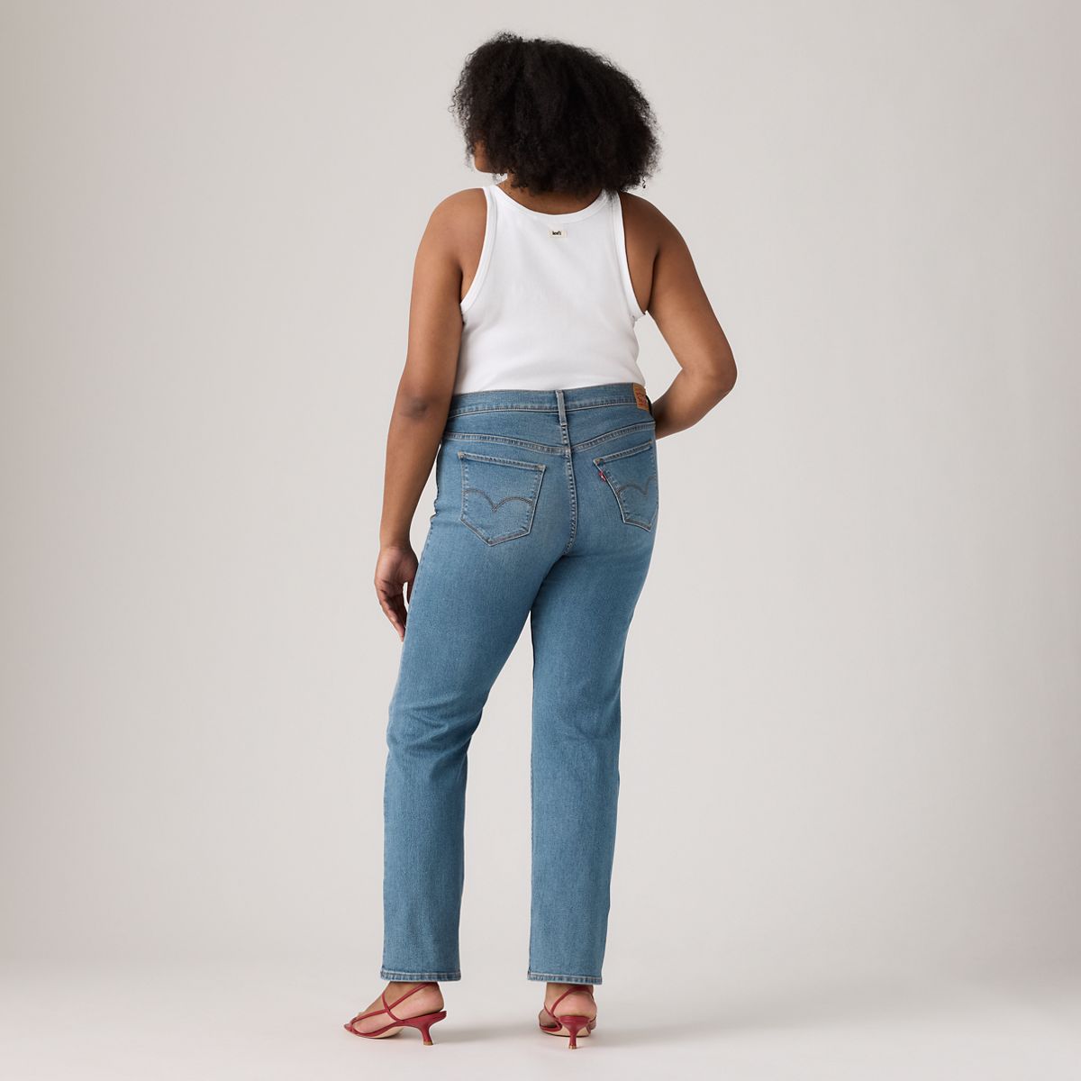314 Shaping Straight Fit Women's Jeans (Plus Size) — Eternal Indigo Mid Plus - Medium Wash