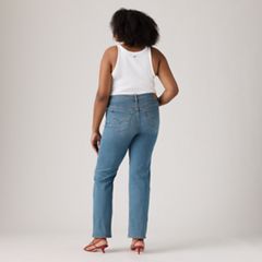 314 Shaping Straight Fit Women's Jeans (Plus Size) — Eternal Indigo Mid Plus - Medium Wash 4