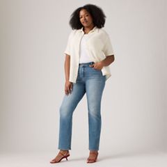 314 Shaping Straight Fit Women's Jeans (Plus Size) — Eternal Indigo Mid Plus - Medium Wash 1