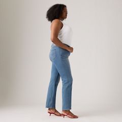 314 Shaping Straight Fit Women's Jeans (Plus Size) — Eternal Indigo Mid Plus - Medium Wash 3