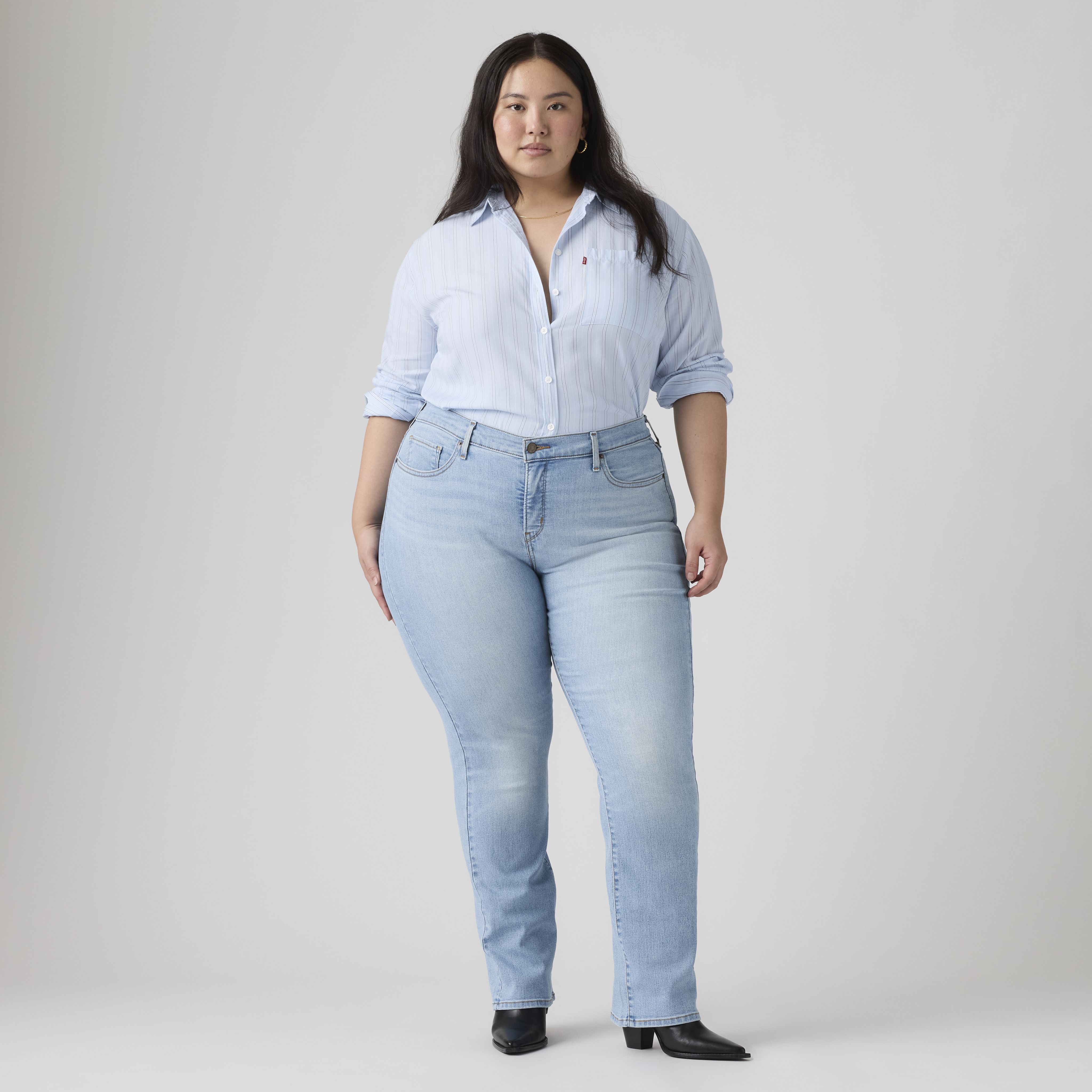 314 Shaping Straight Women's Jeans (Plus Size) 2