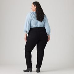 311 Shaping Skinny Women's Jeans (Plus Size) — Soft Black - Black 3