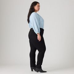 311 Shaping Skinny Women's Jeans (Plus Size) — Soft Black - Black 4