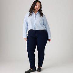 311 Shaping Skinny Women's Jeans (Plus Size) — Darkest Sky - Dark Wash 1