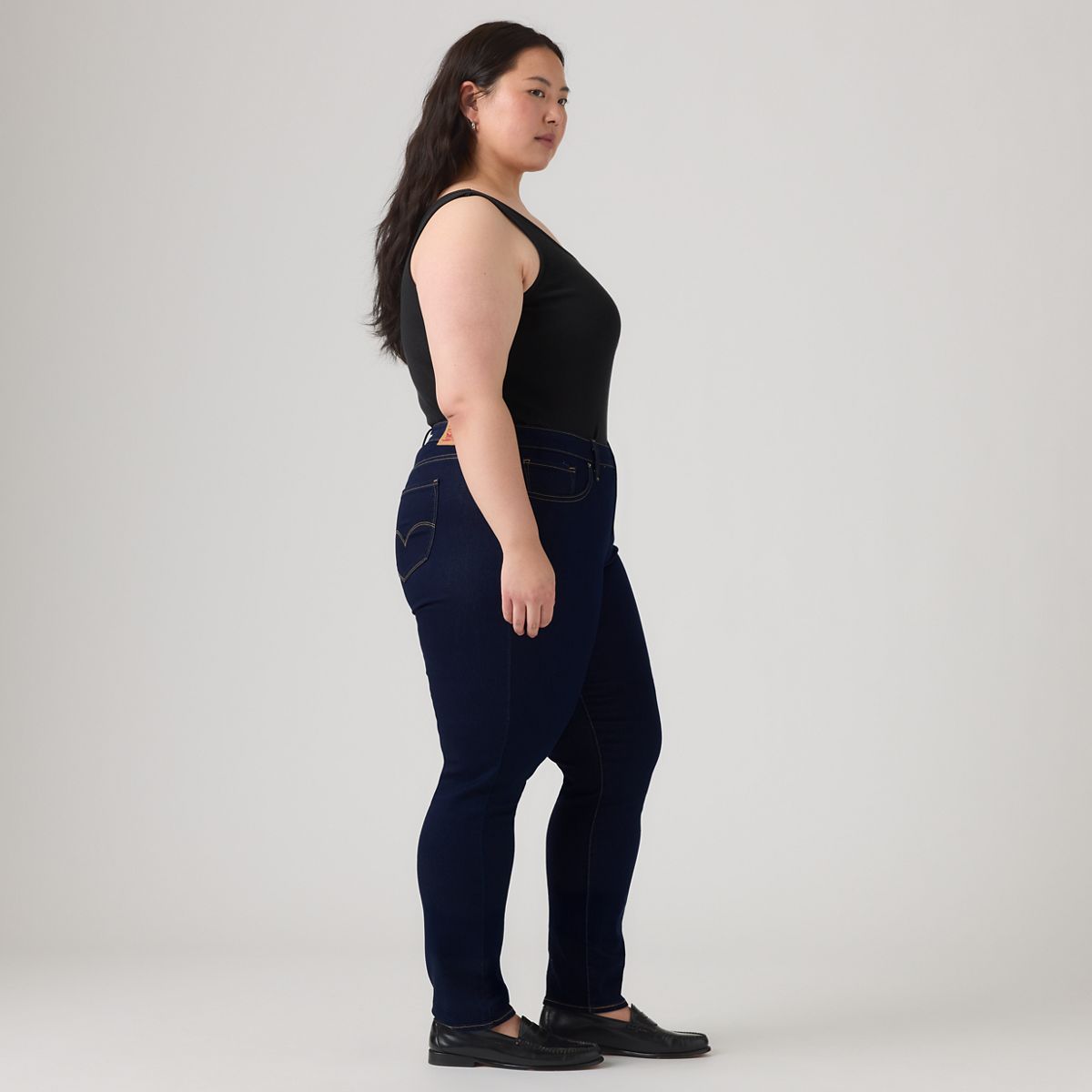 311 Shaping Skinny Women's Jeans (Plus Size) — Darkest Sky - Dark Wash