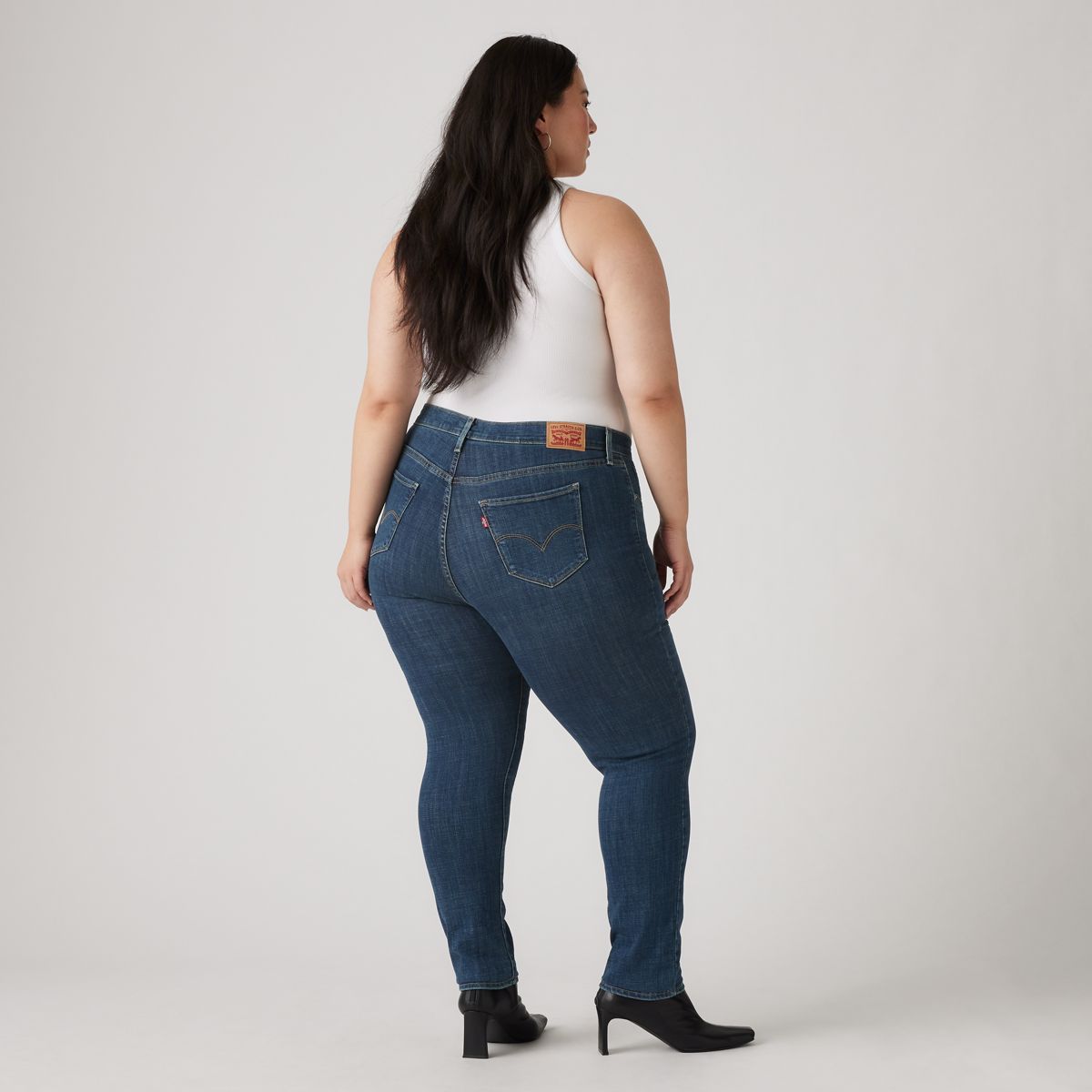 311 Shaping Skinny Women's Jeans (Plus Size) — Maui Views Splash Dark Wash