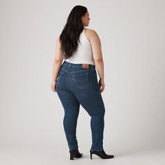 311 Shaping Skinny Women's Jeans (Plus Size) — Maui Views Splash Dark Wash 4