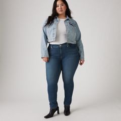 311 Shaping Skinny Women's Jeans (Plus Size) — Maui Views Splash Dark Wash 1